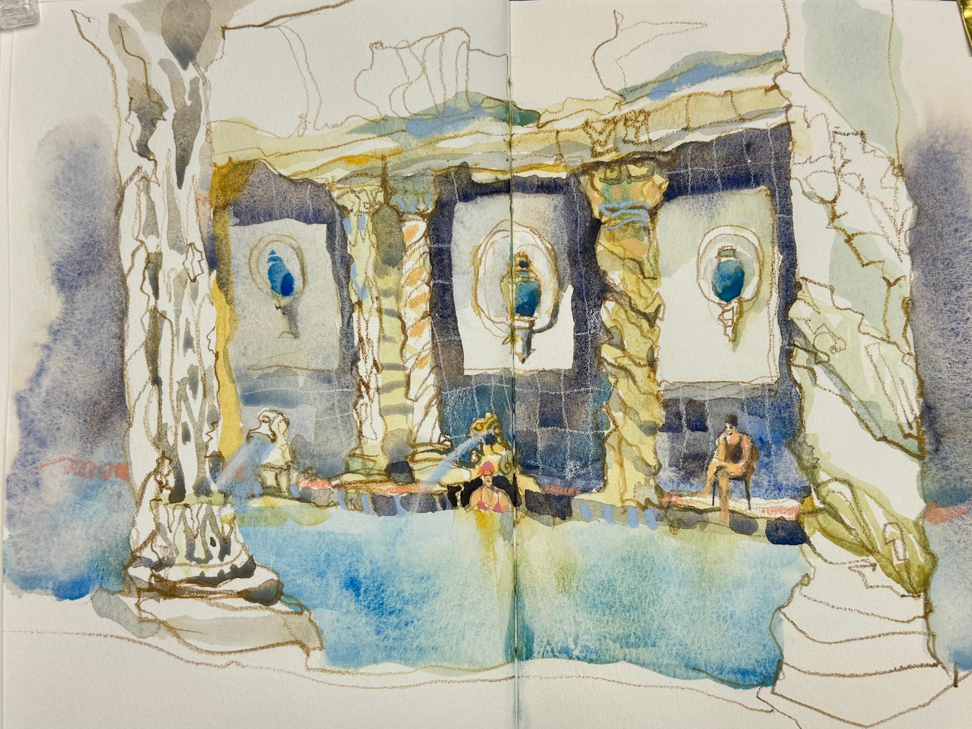 Budapest sketches by Irena Spector