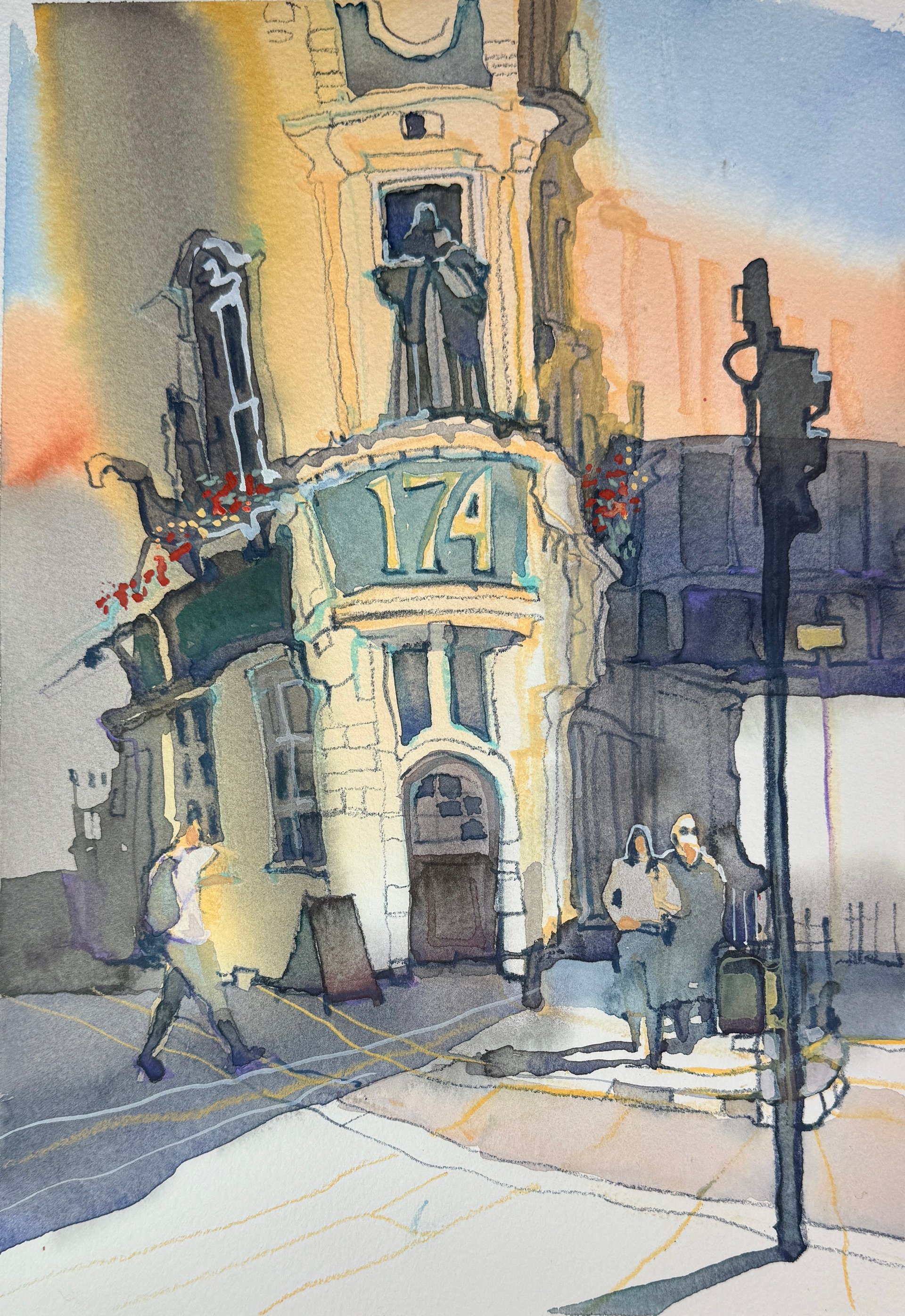 London/Edinburgh sketch by Irena Spector