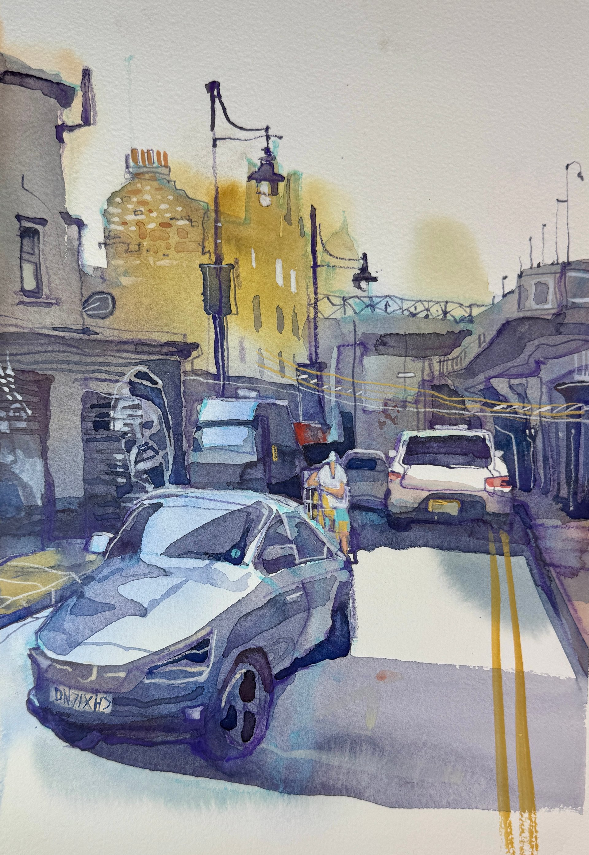 London sketches by Irena Spector