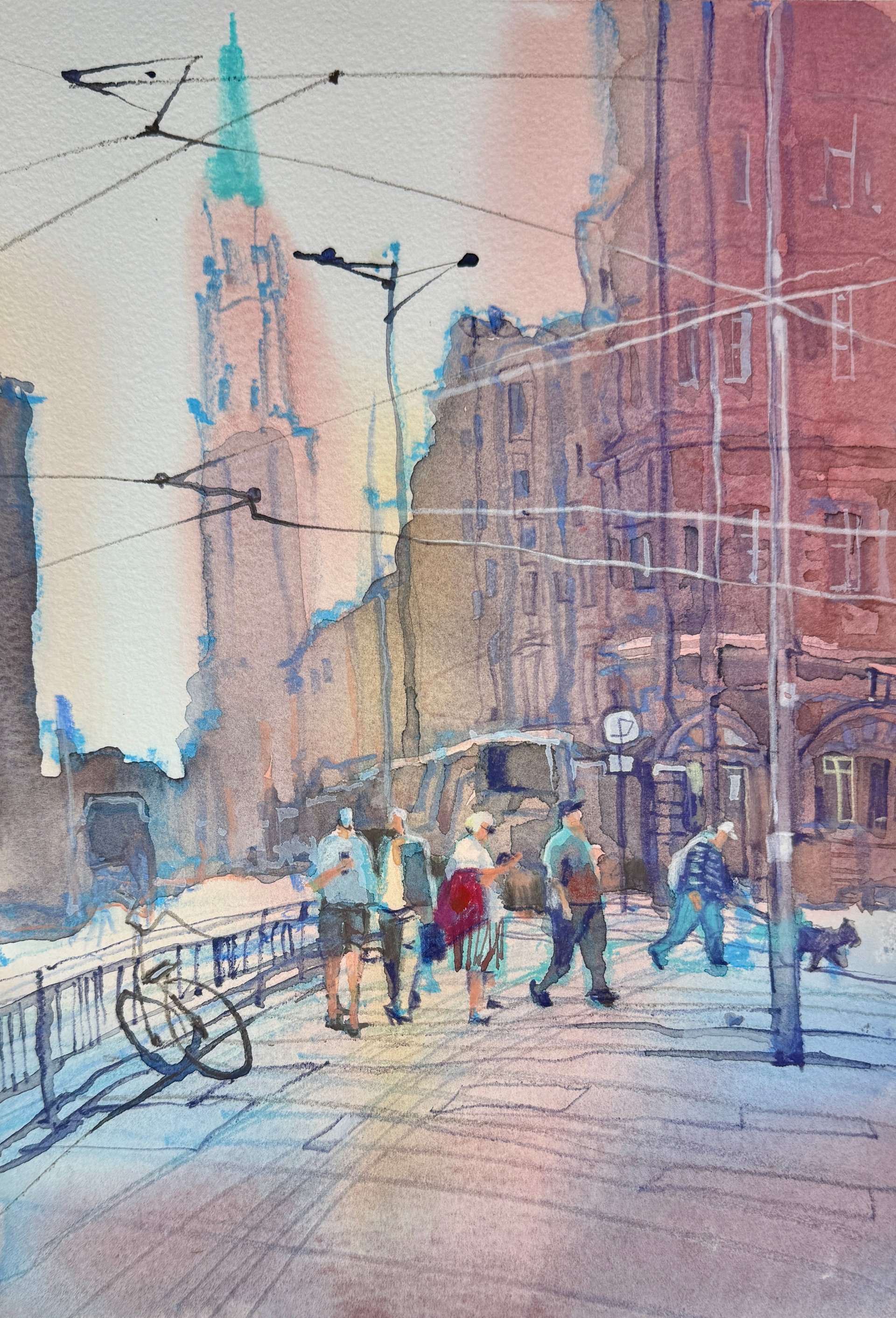 London/Edinburgh sketch by Irena Spector