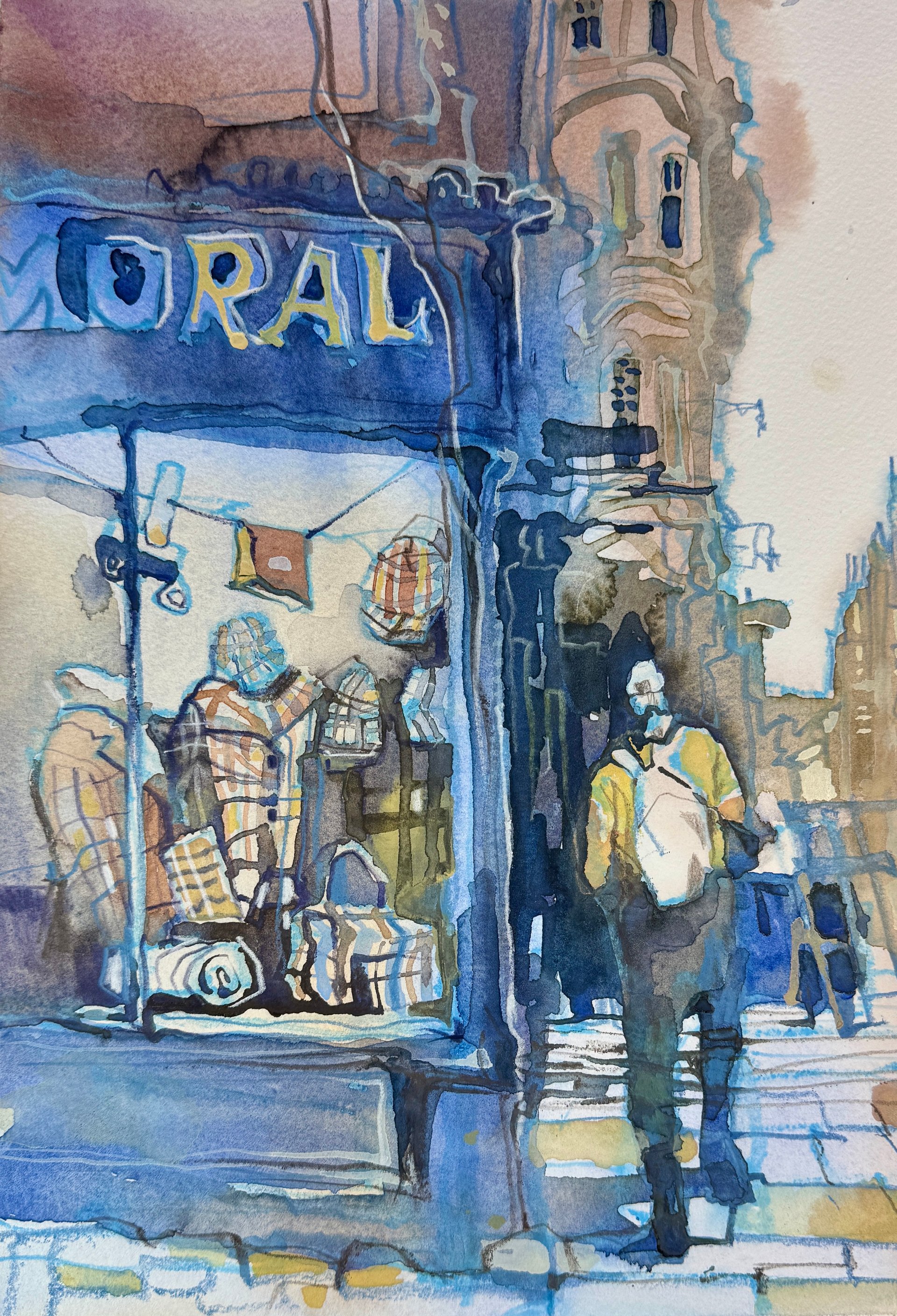 London/Edinburgh sketch by Irena Spector