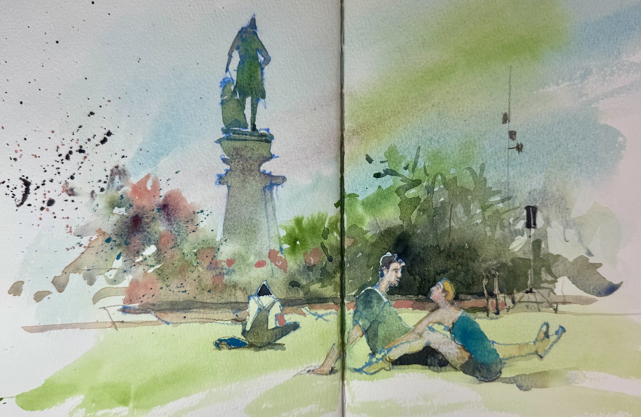 Lyon Sketchbook 2021 Sketch 13