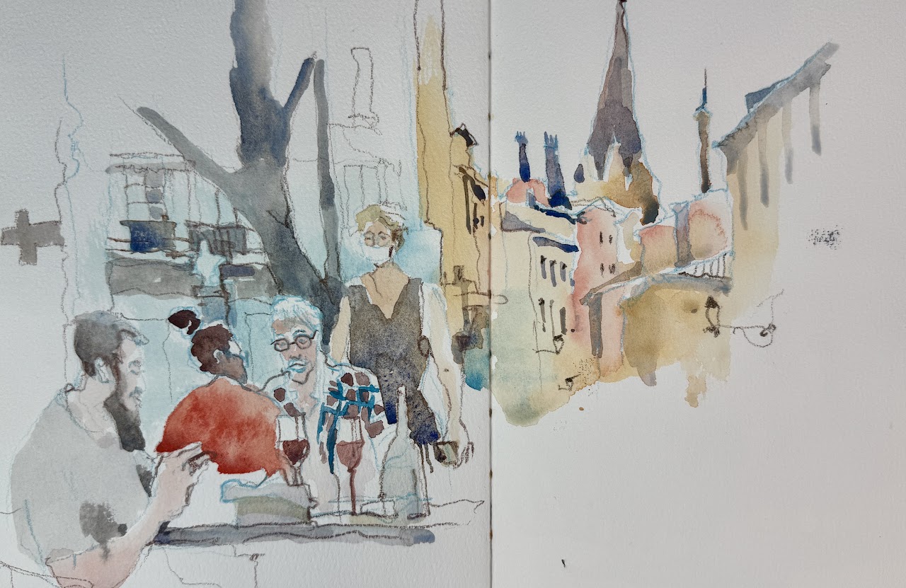 Lyon Sketchbook 2021 Sketch 6