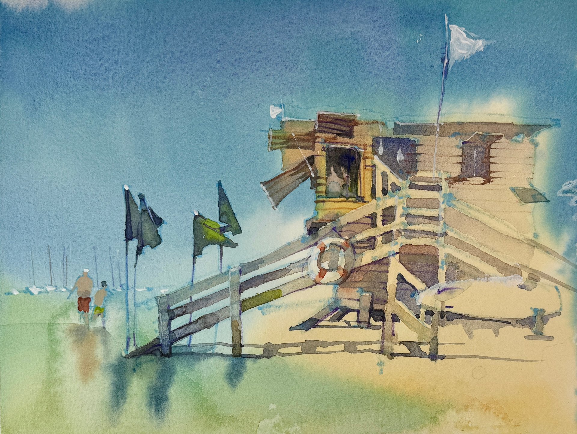 Tel Aviv painting by Irena Spector