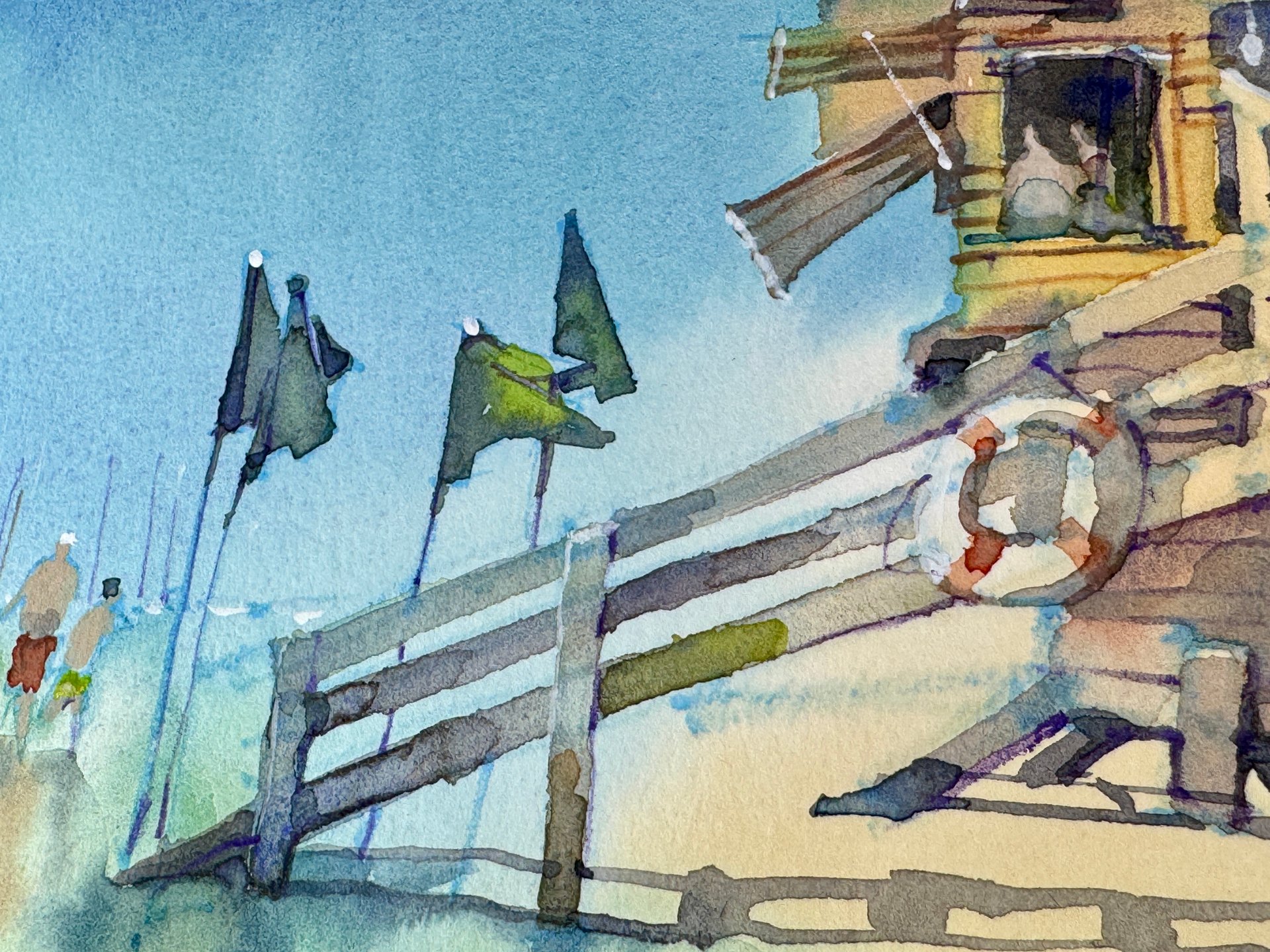 Tel Aviv painting by Irena Spector
