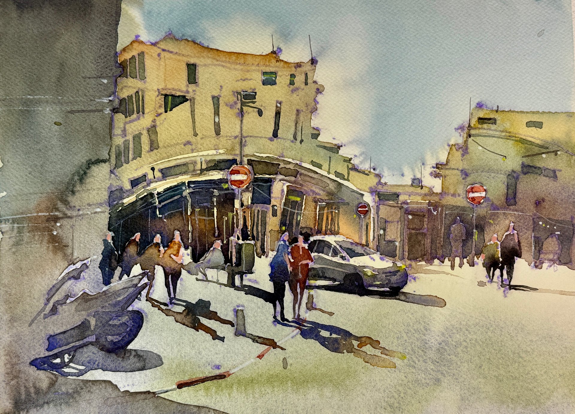 Tel Aviv painting by Irena Spector
