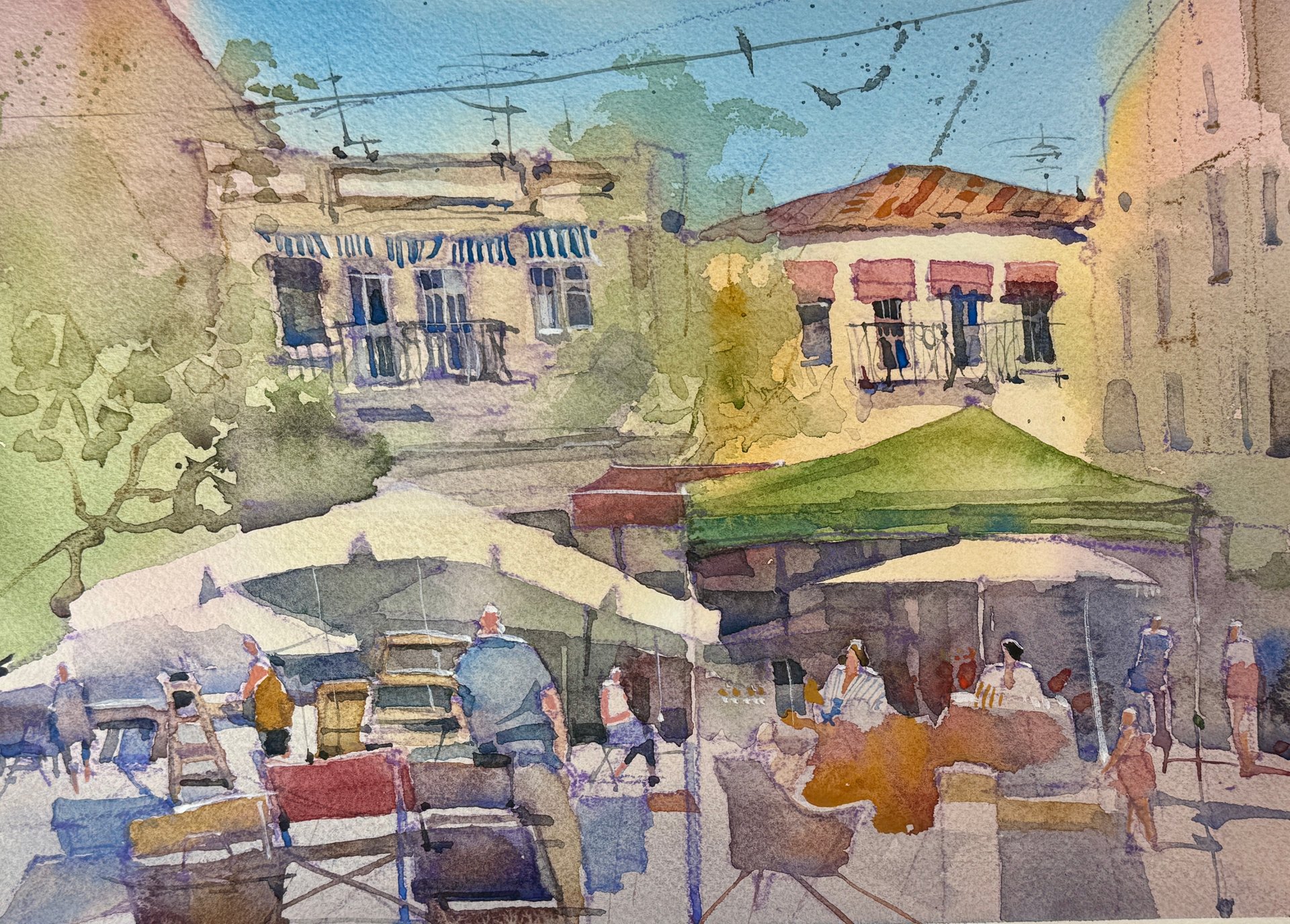 Tel Aviv painting by Irena Spector
