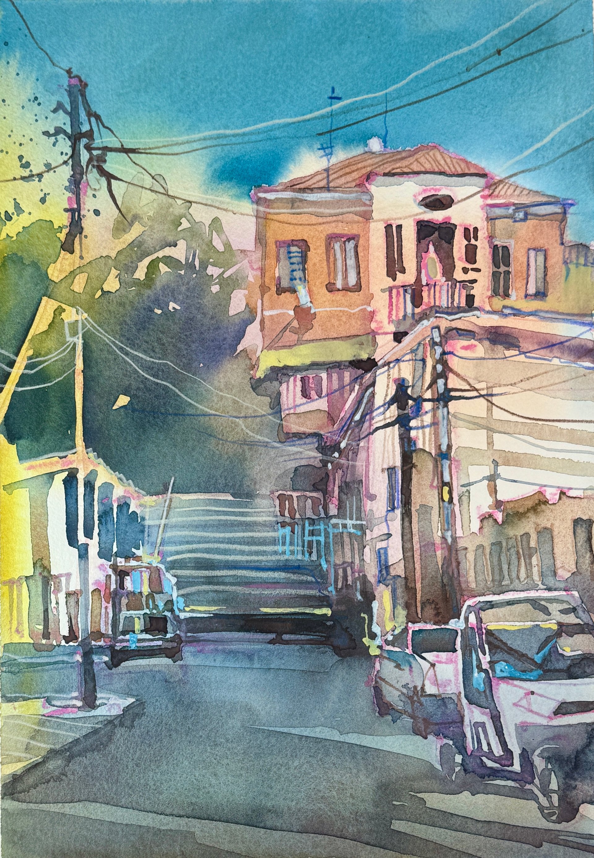 Tel Aviv painting by Irena Spector