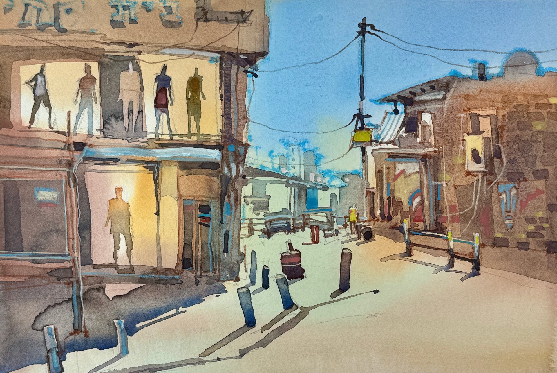 Tel Aviv painting by Irena Spector