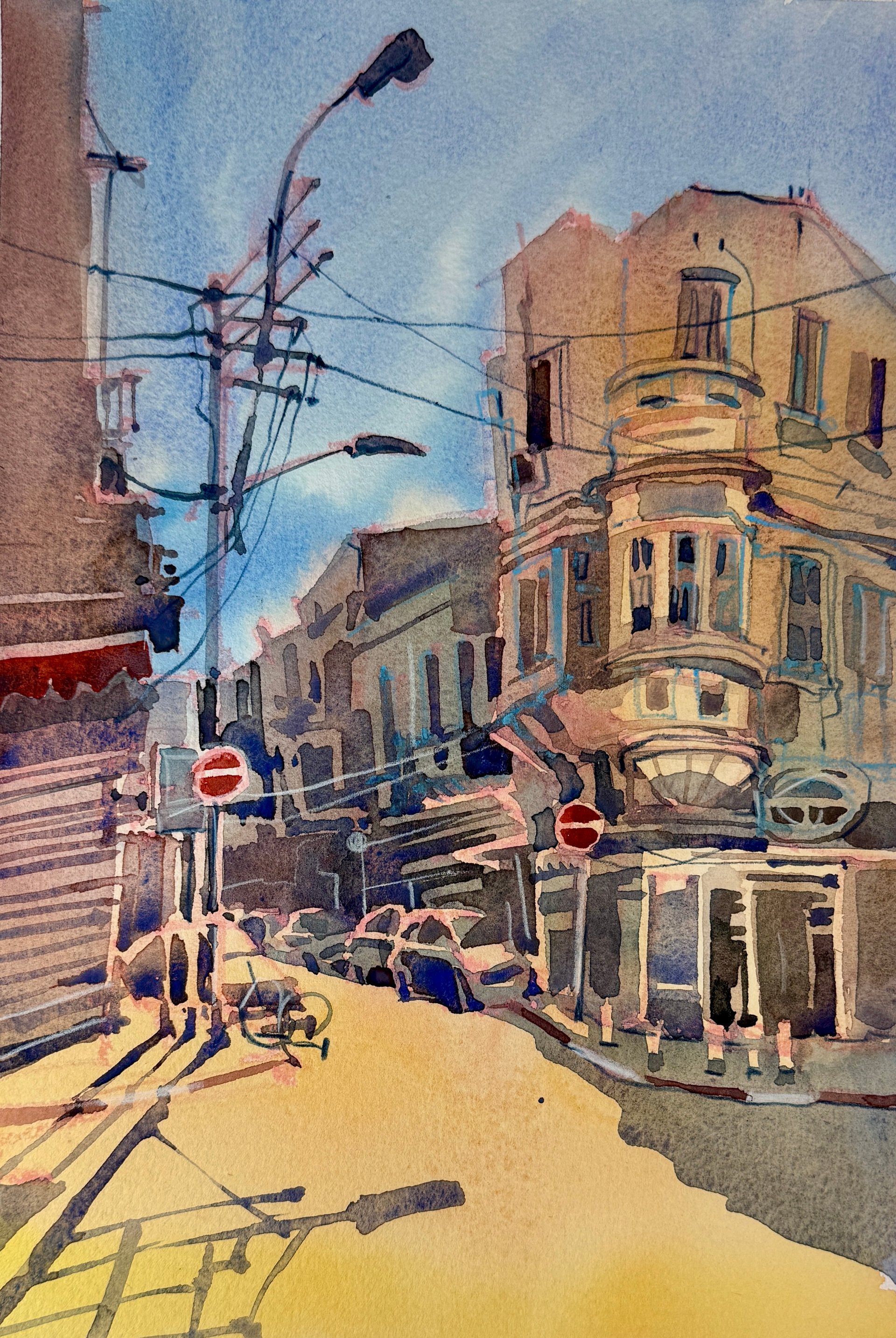 Tel Aviv painting by Irena Spector