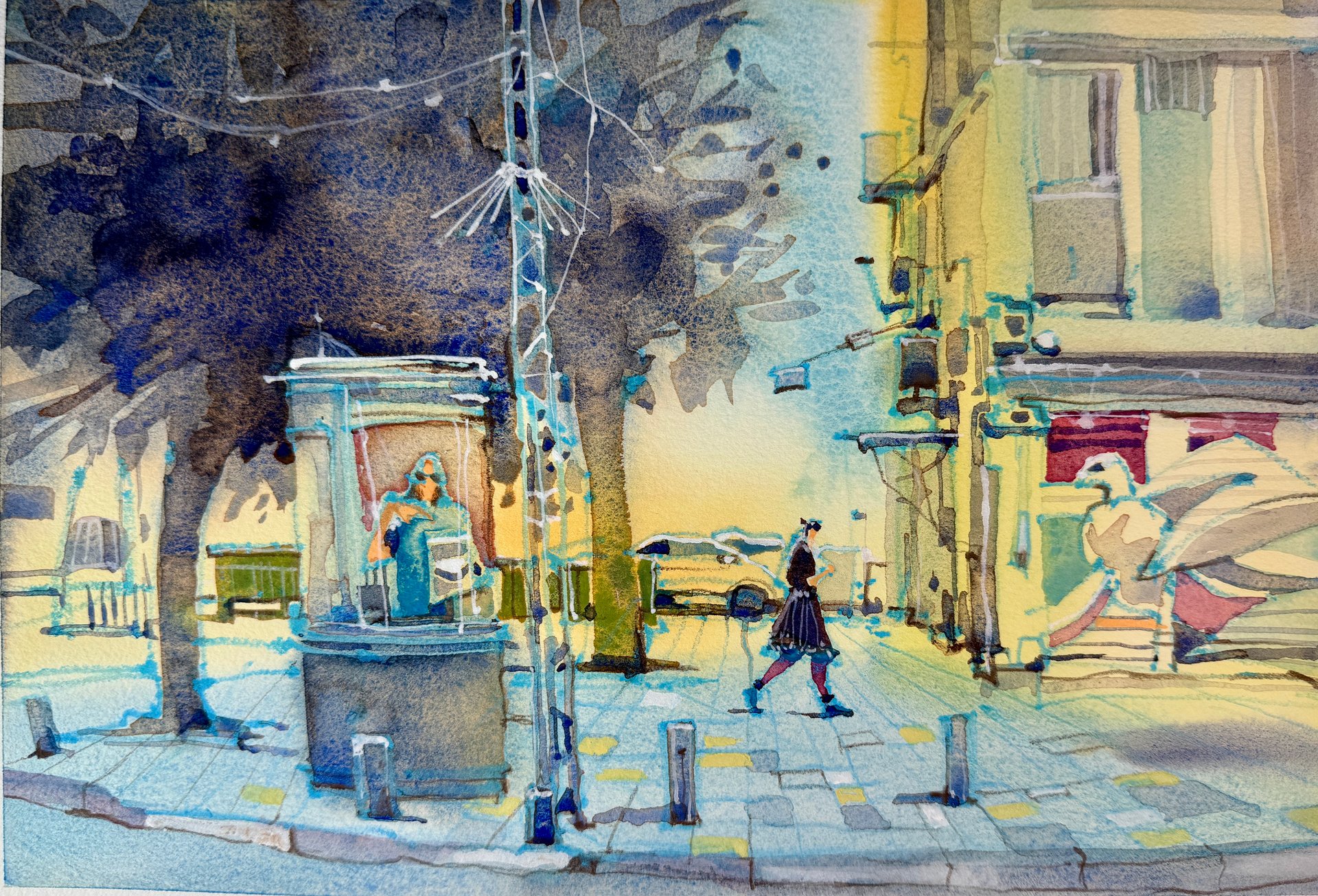Tel Aviv painting by Irena Spector