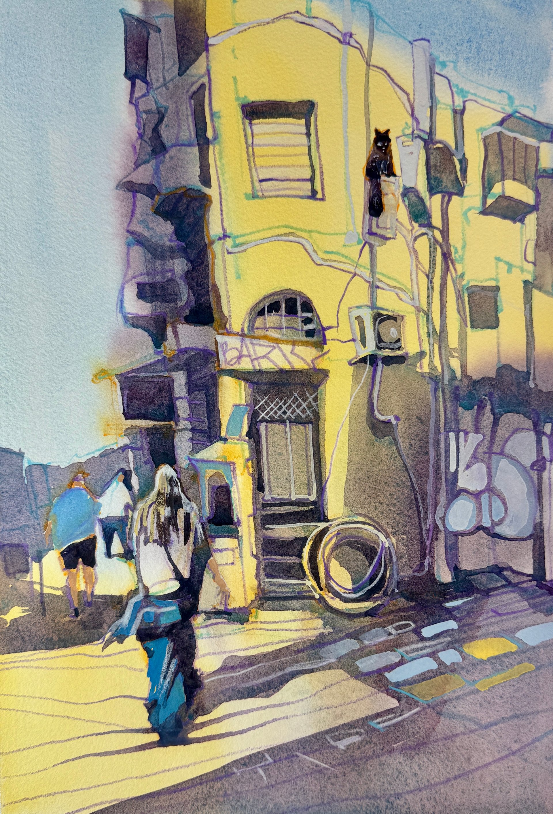 Tel Aviv painting by Irena Spector