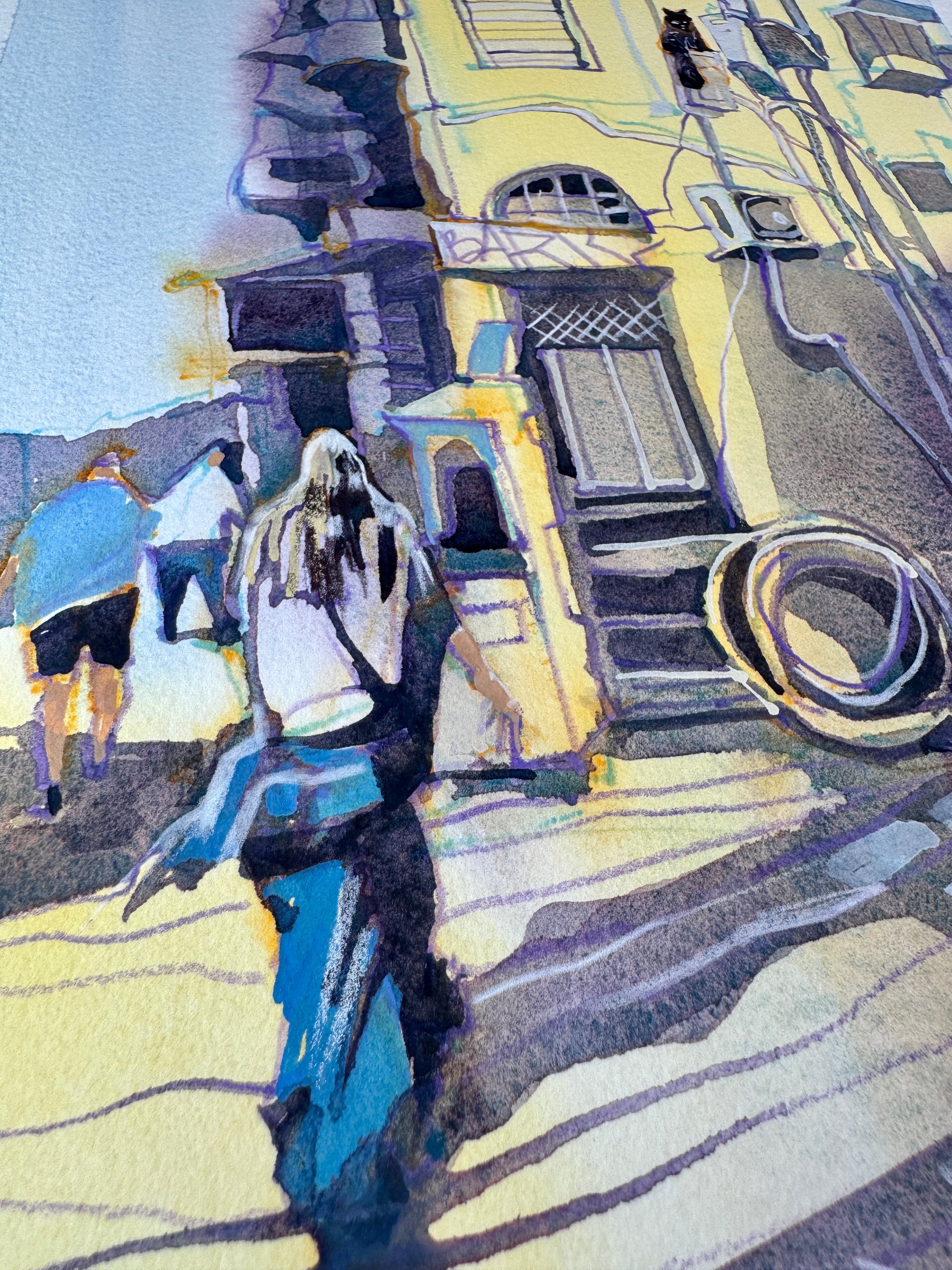 Tel Aviv painting by Irena Spector