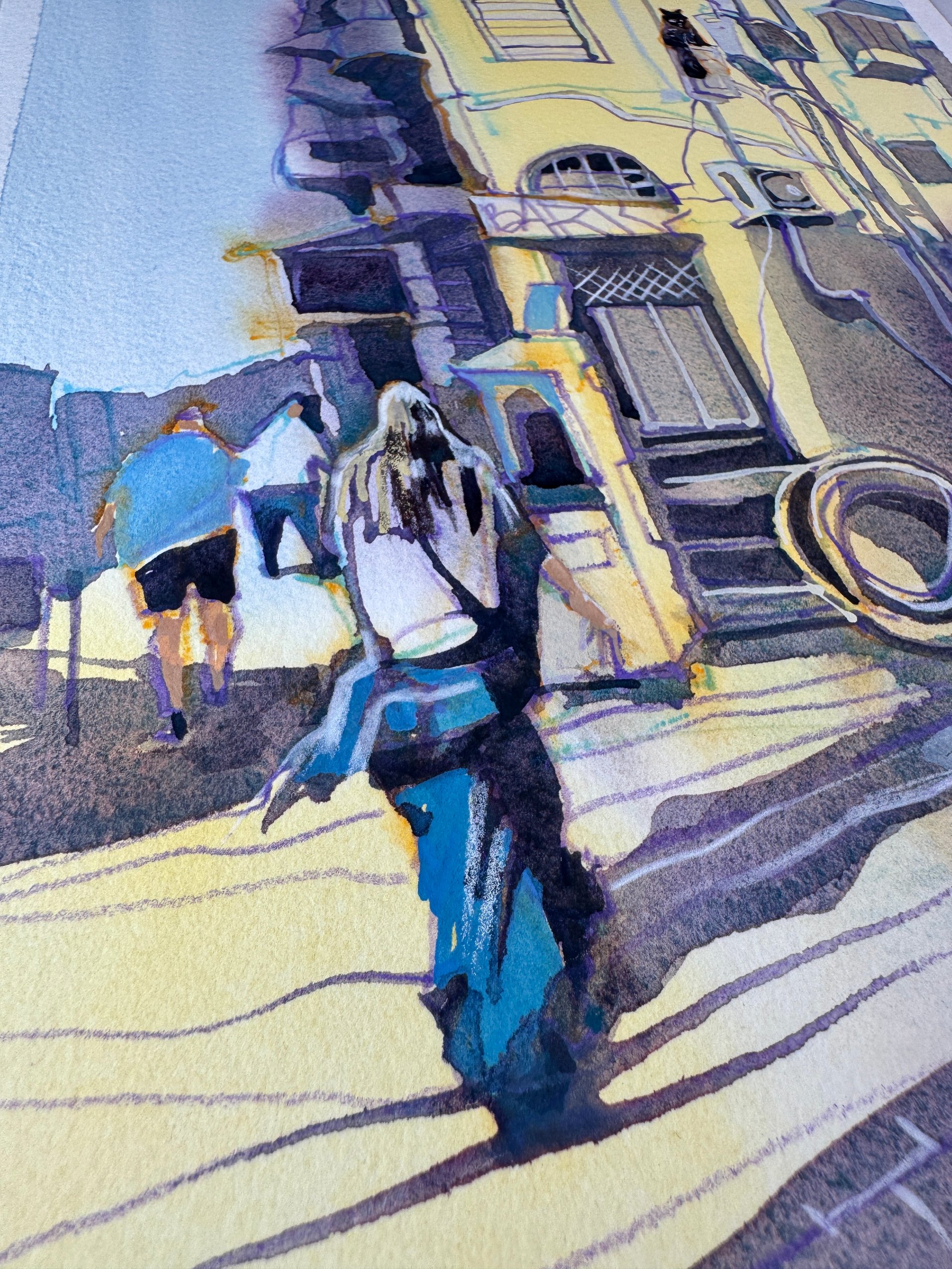 Tel Aviv painting by Irena Spector