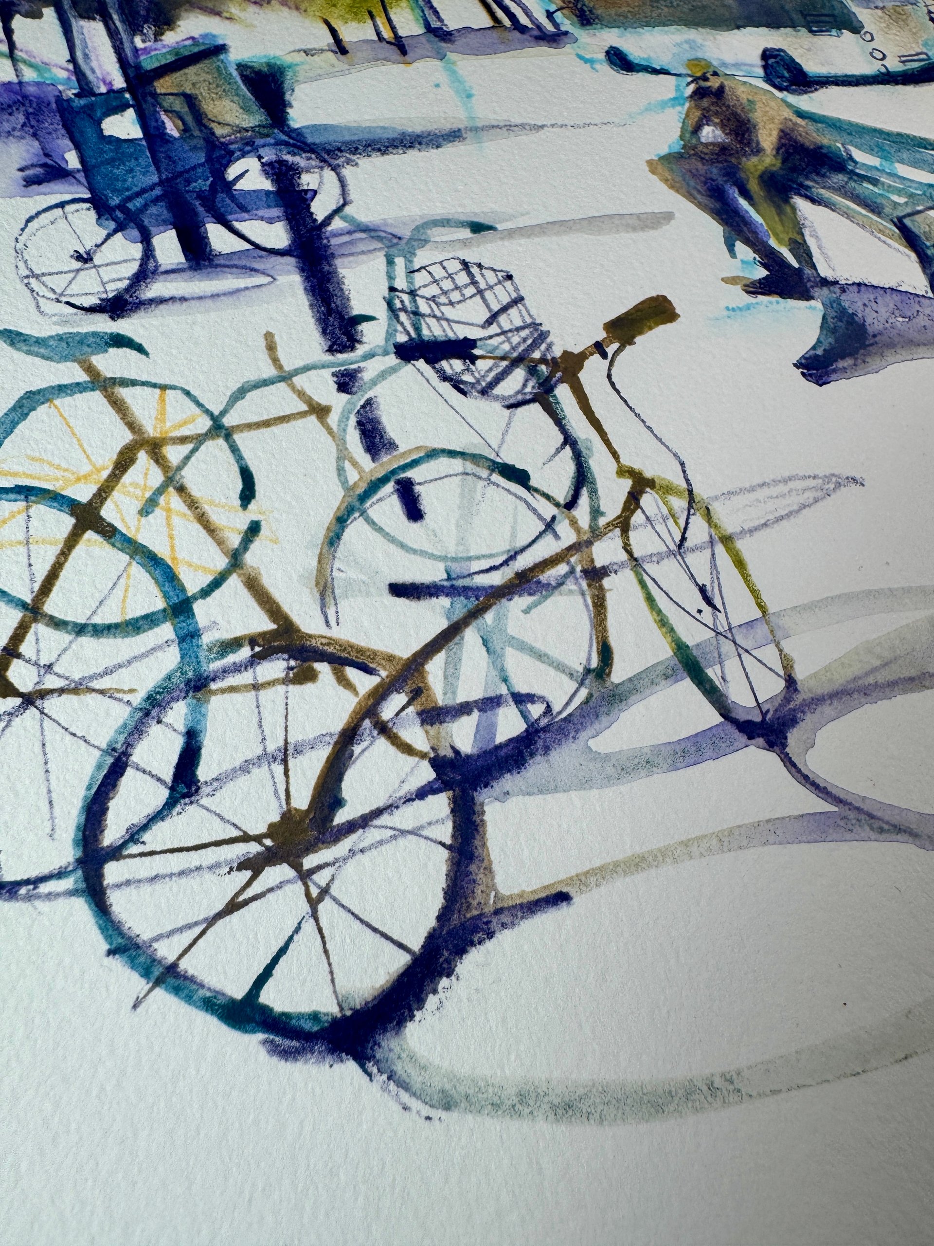 Tel Aviv painting by Irena Spector