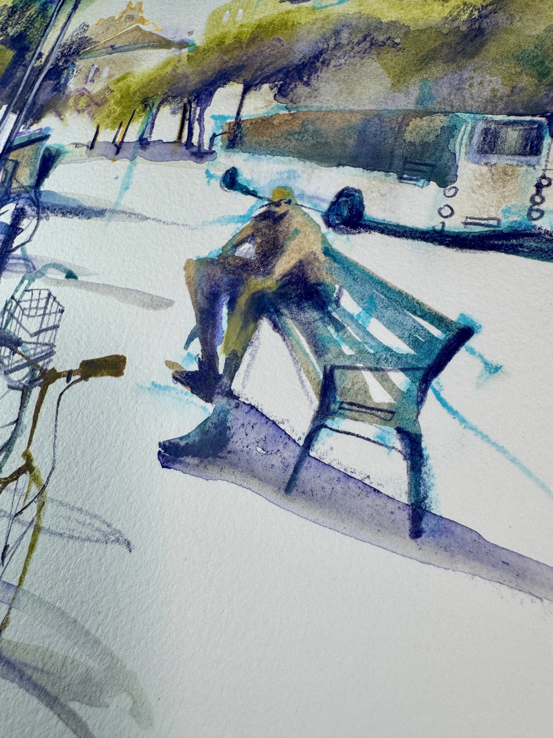 Tel Aviv painting by Irena Spector