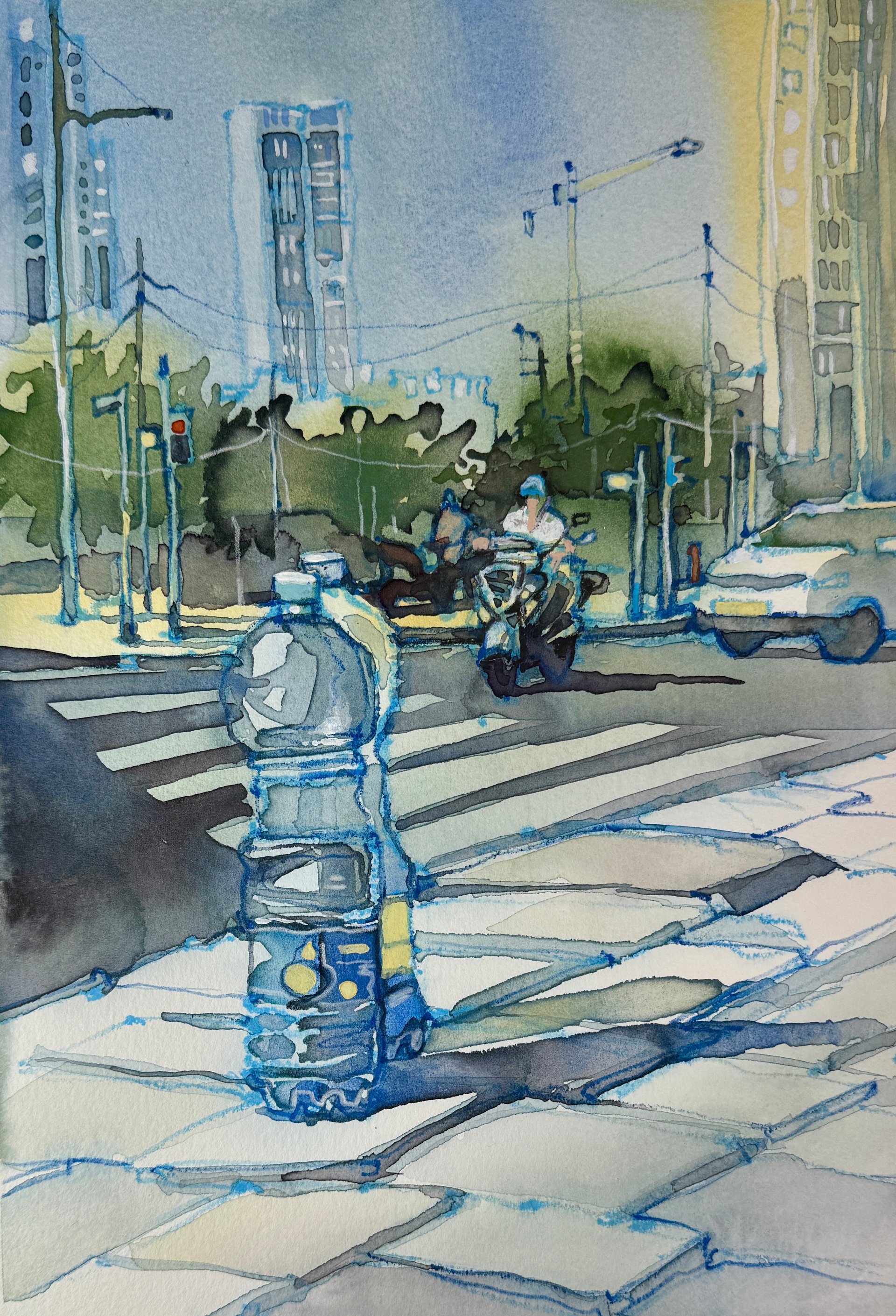 Tel Aviv painting by Irena Spector