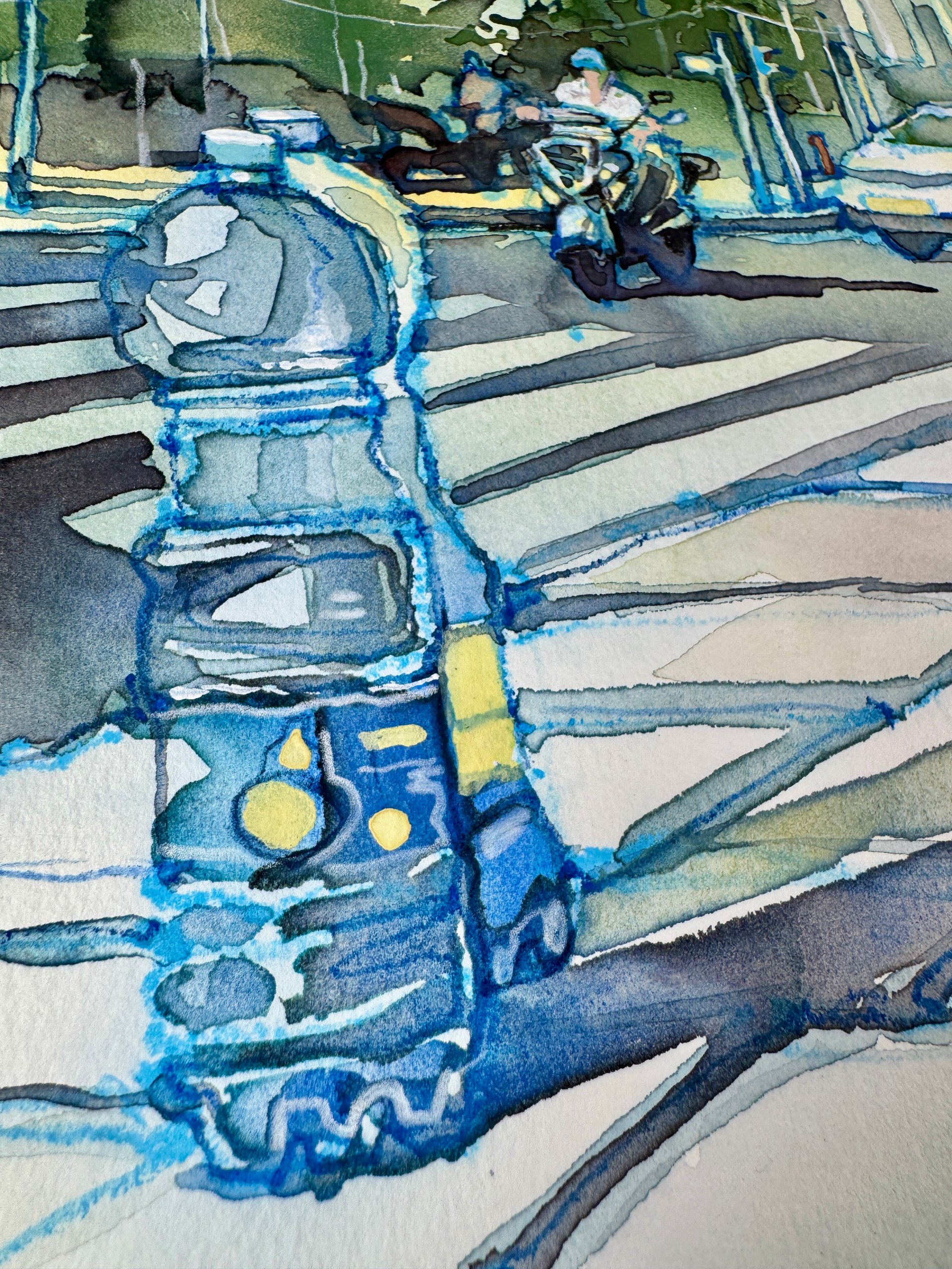 Tel Aviv painting by Irena Spector