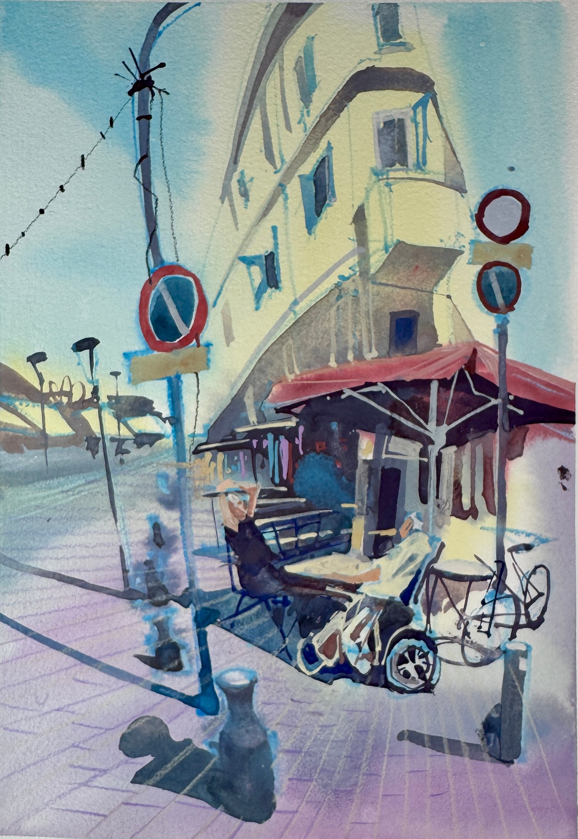 Tel Aviv painting by Irena Spector