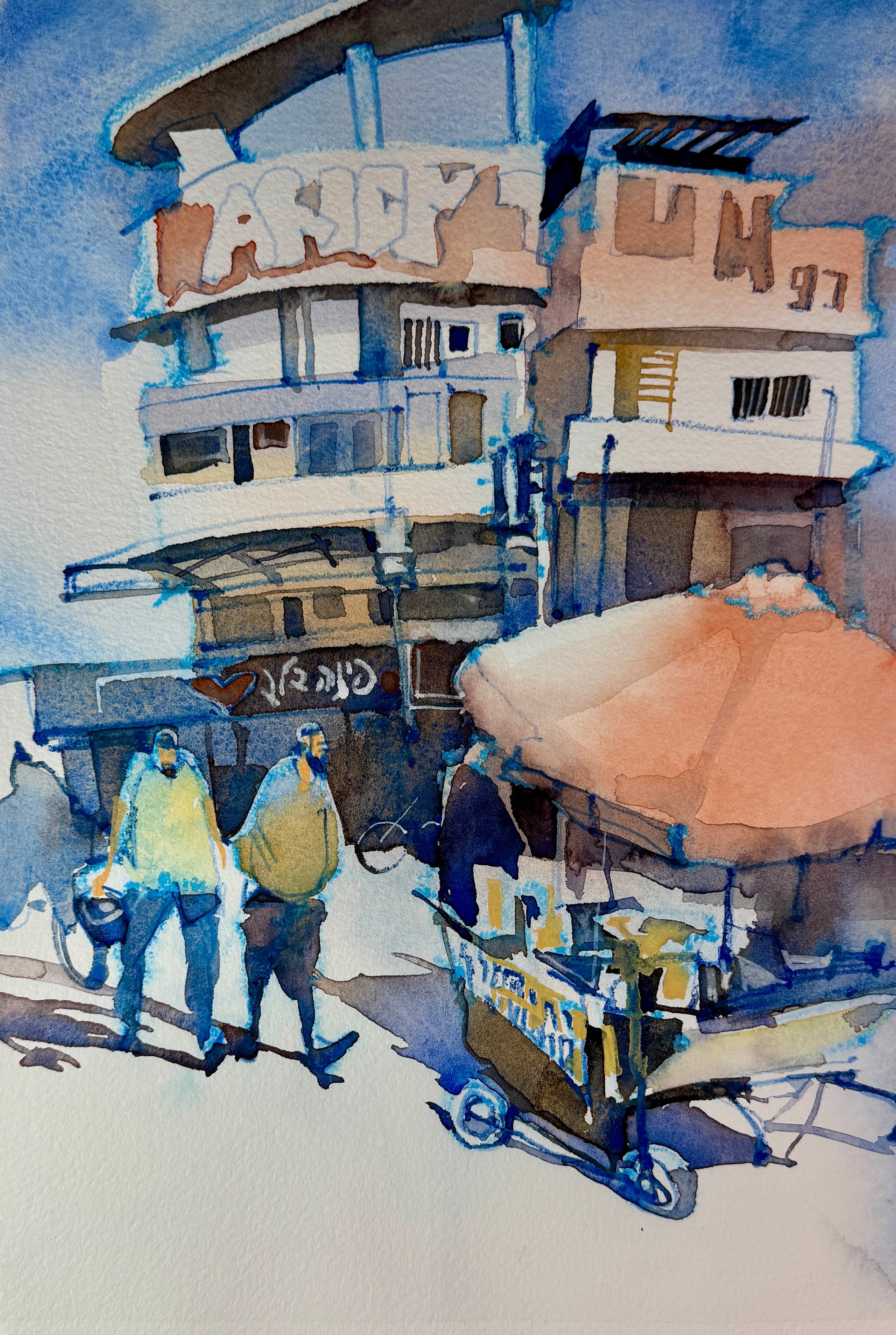 Tel Aviv painting by Irena Spector