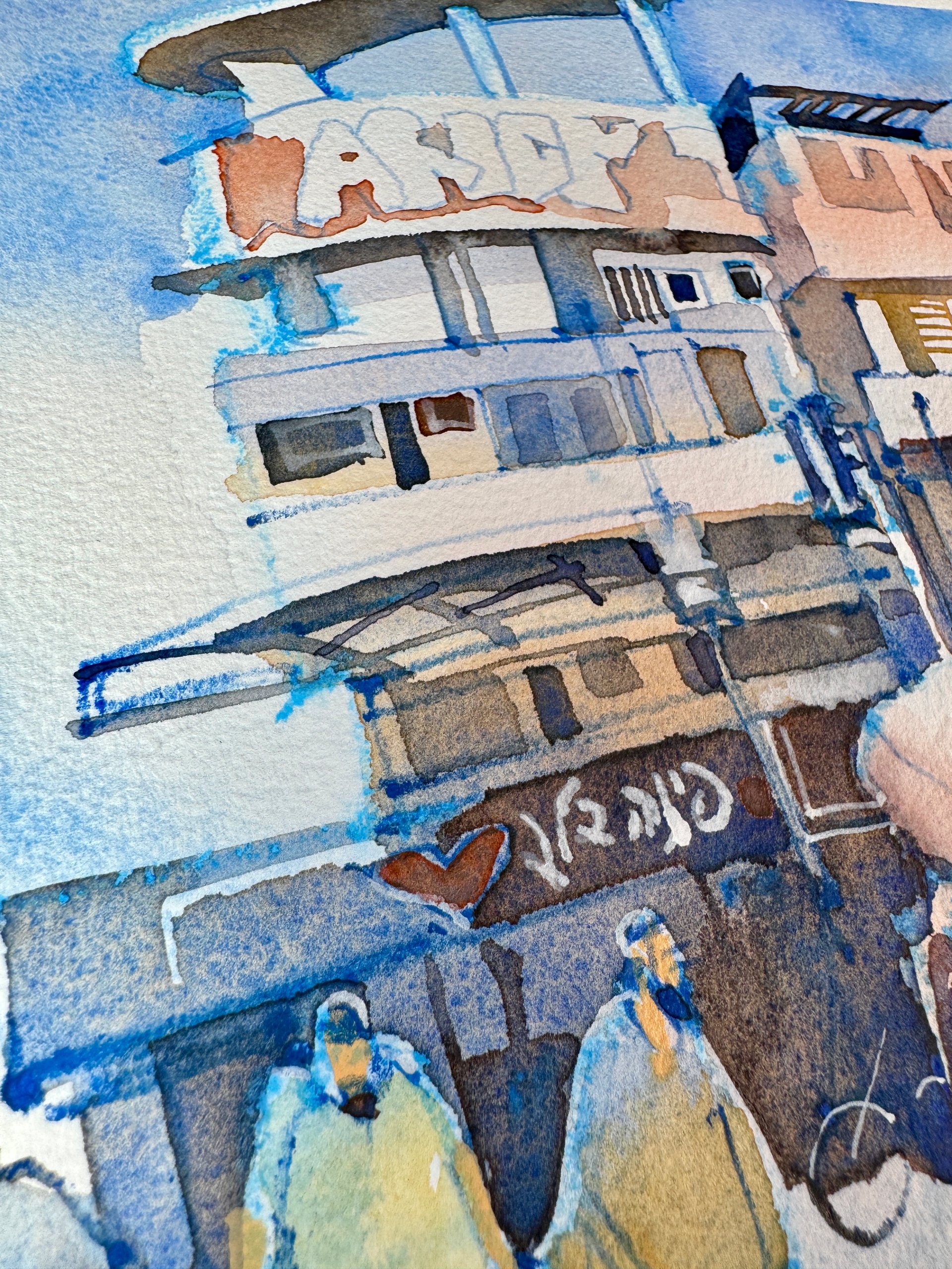 Tel Aviv painting by Irena Spector