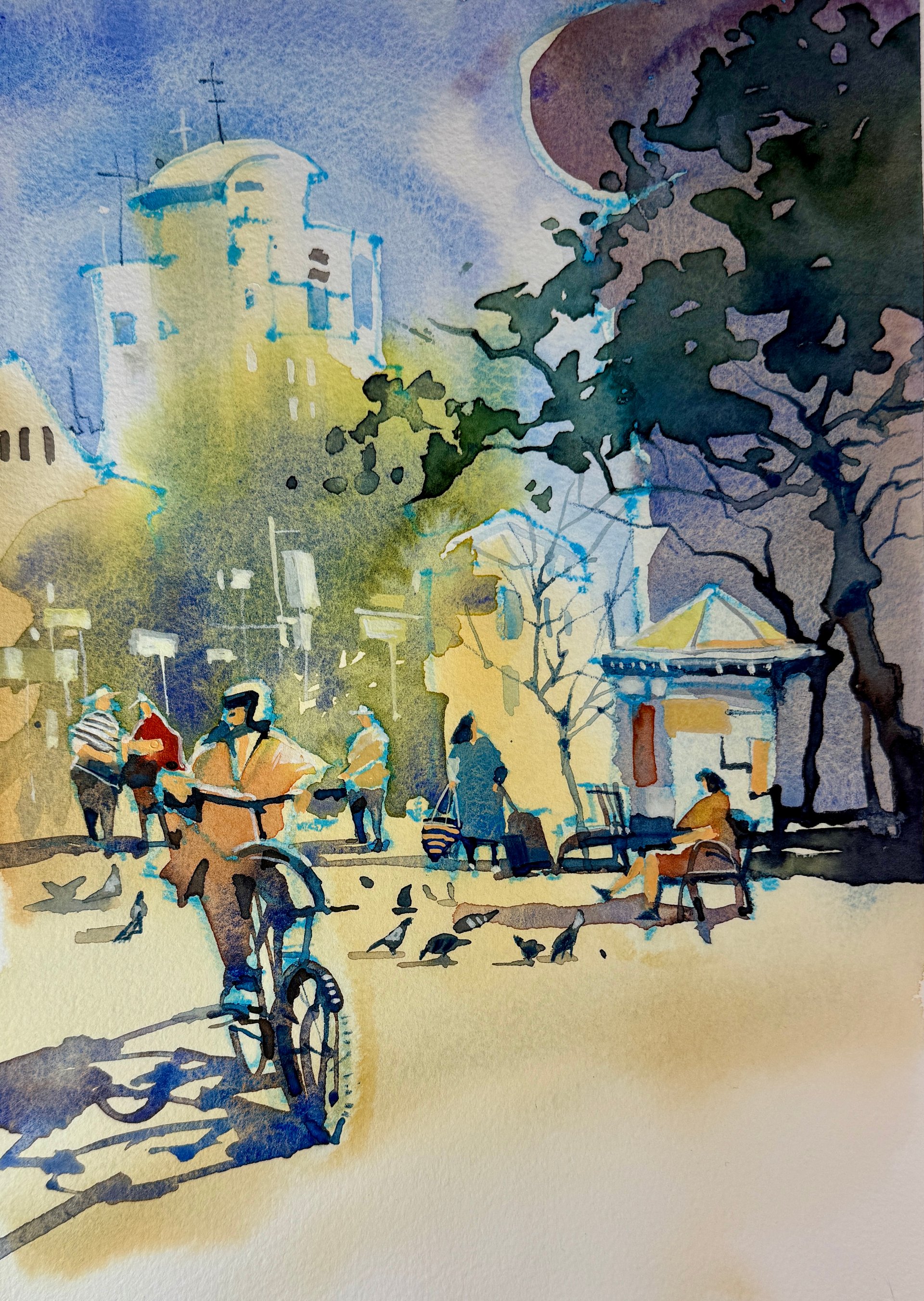 Tel Aviv painting by Irena Spector