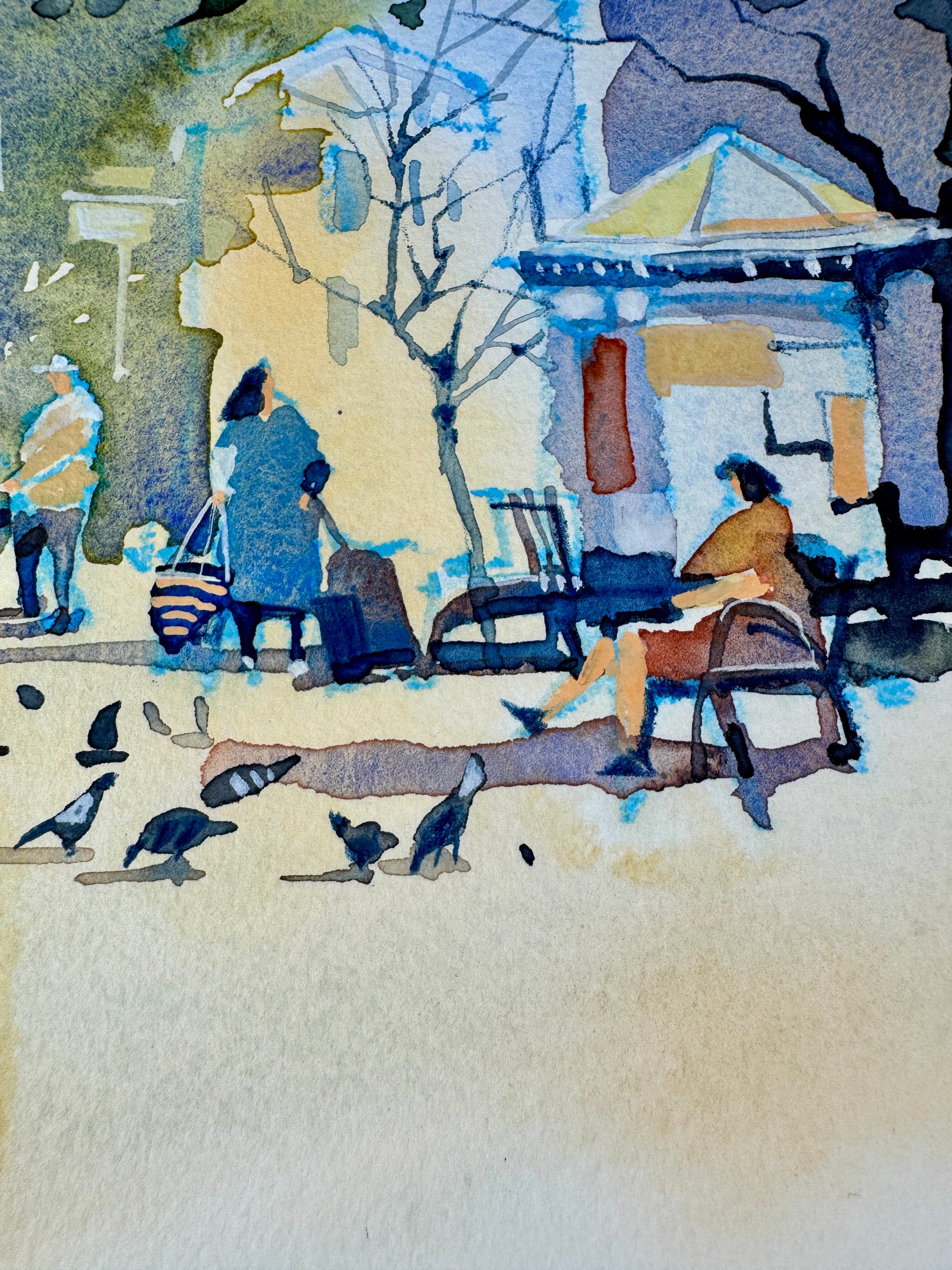 Tel Aviv painting by Irena Spector