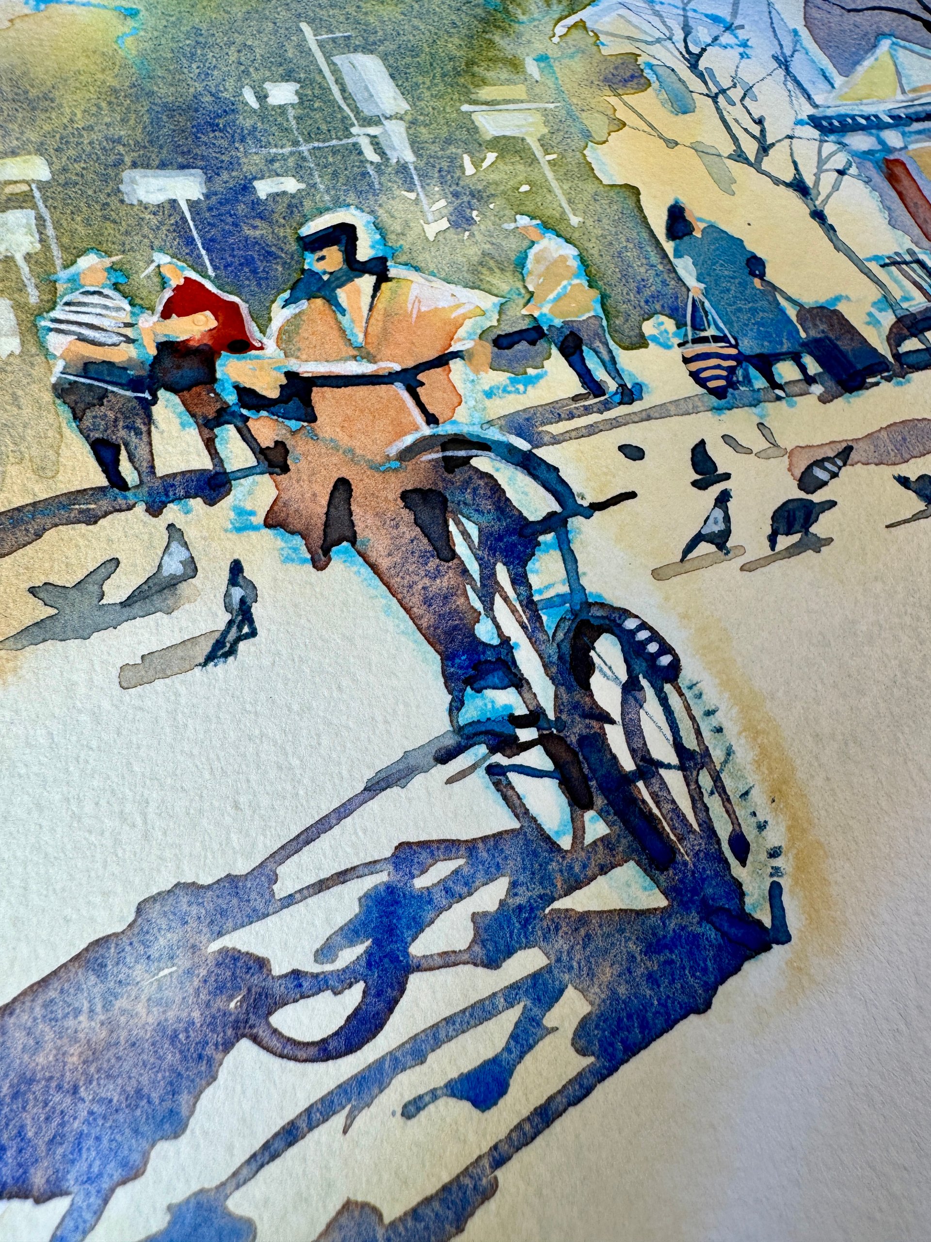 Tel Aviv painting by Irena Spector