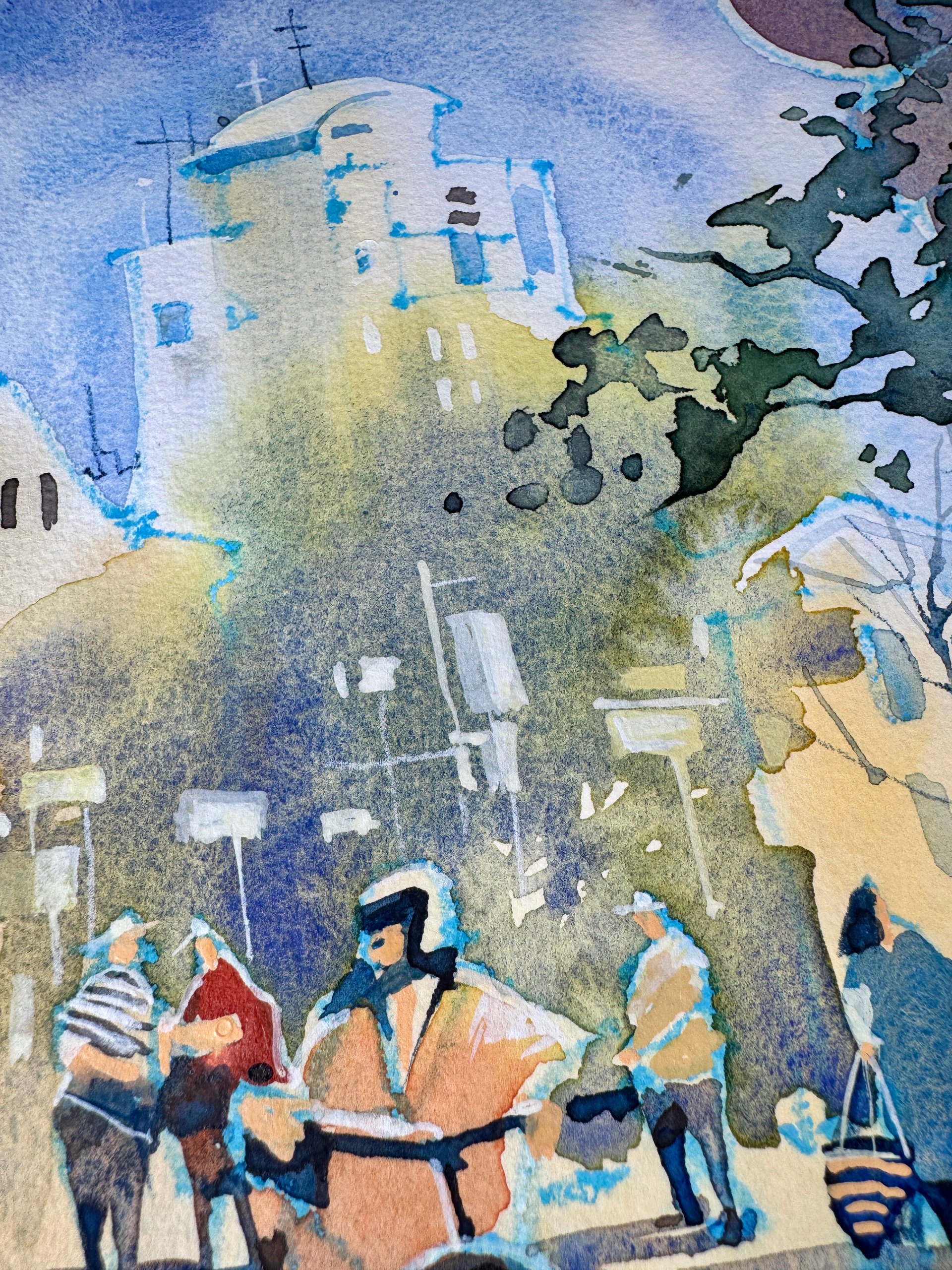 Tel Aviv painting by Irena Spector