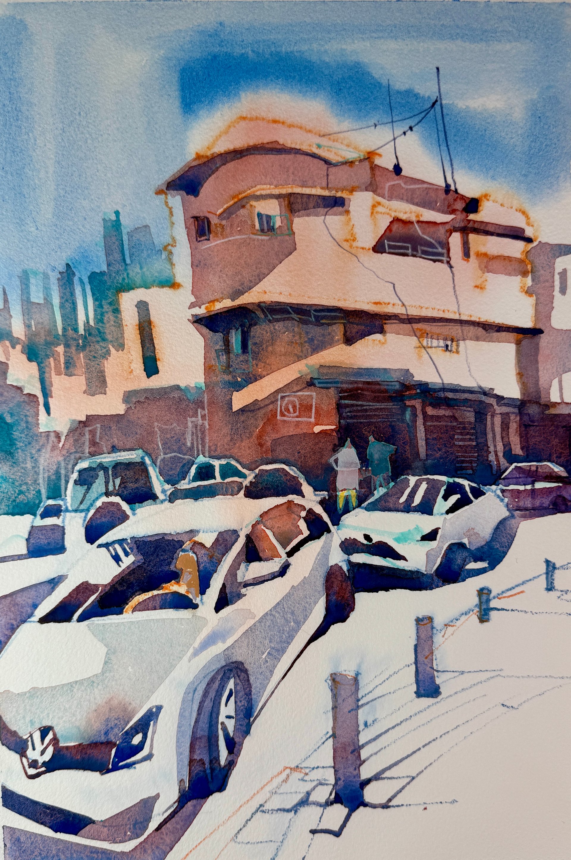 Tel Aviv painting by Irena Spector