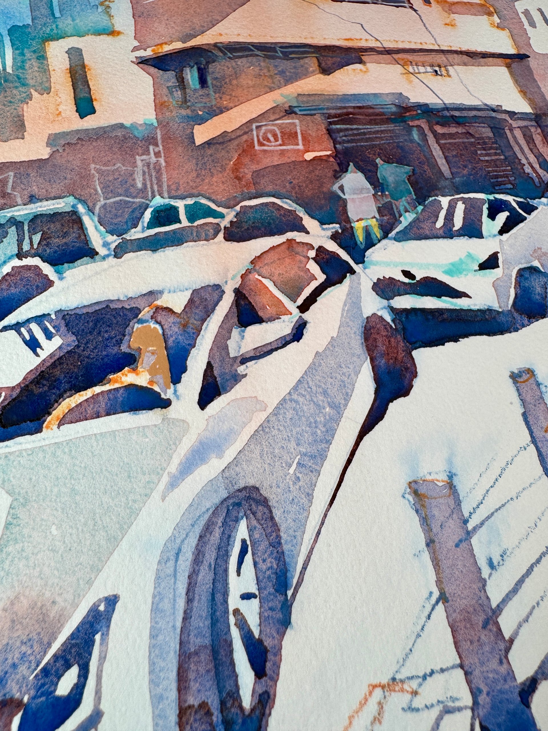 Tel Aviv painting by Irena Spector