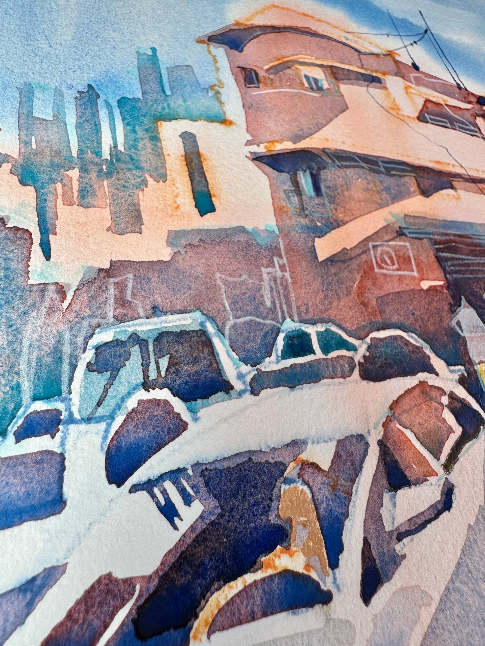 Tel Aviv painting by Irena Spector