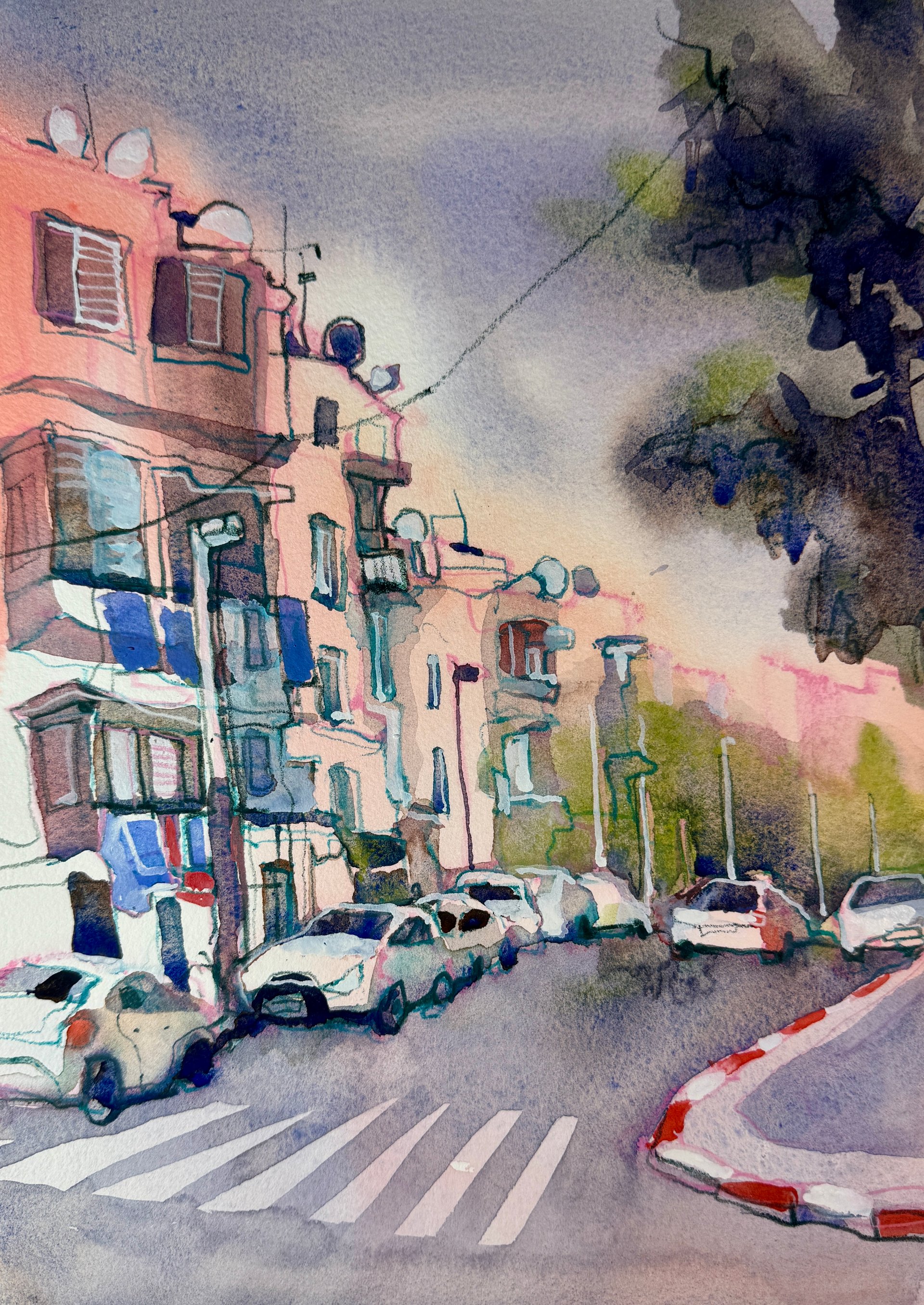 Tel Aviv painting by Irena Spector