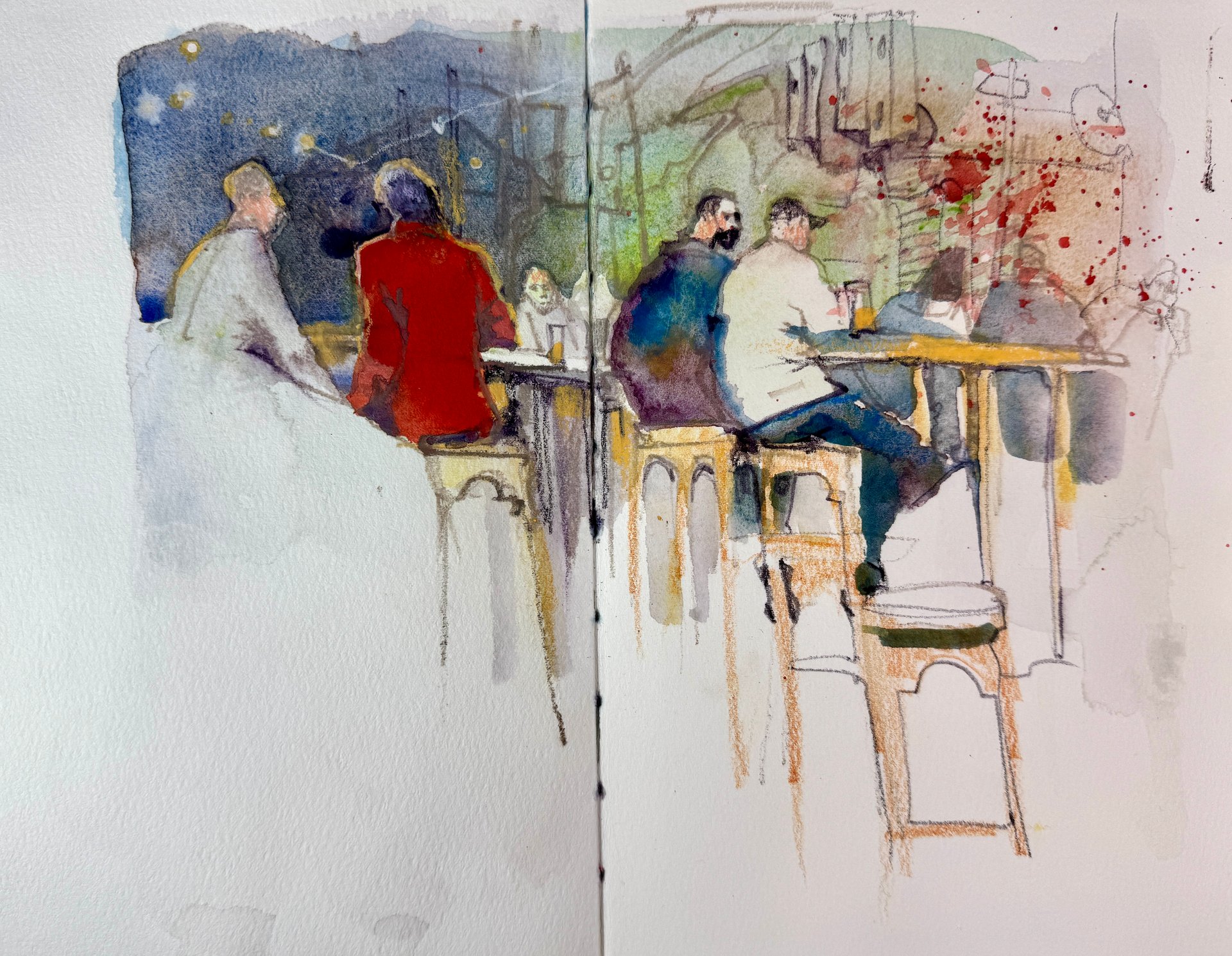 Tel Aviv painting by Irena Spector