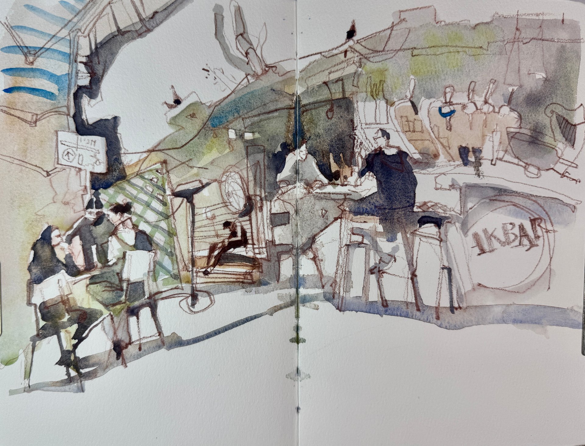 Tel Aviv painting by Irena Spector