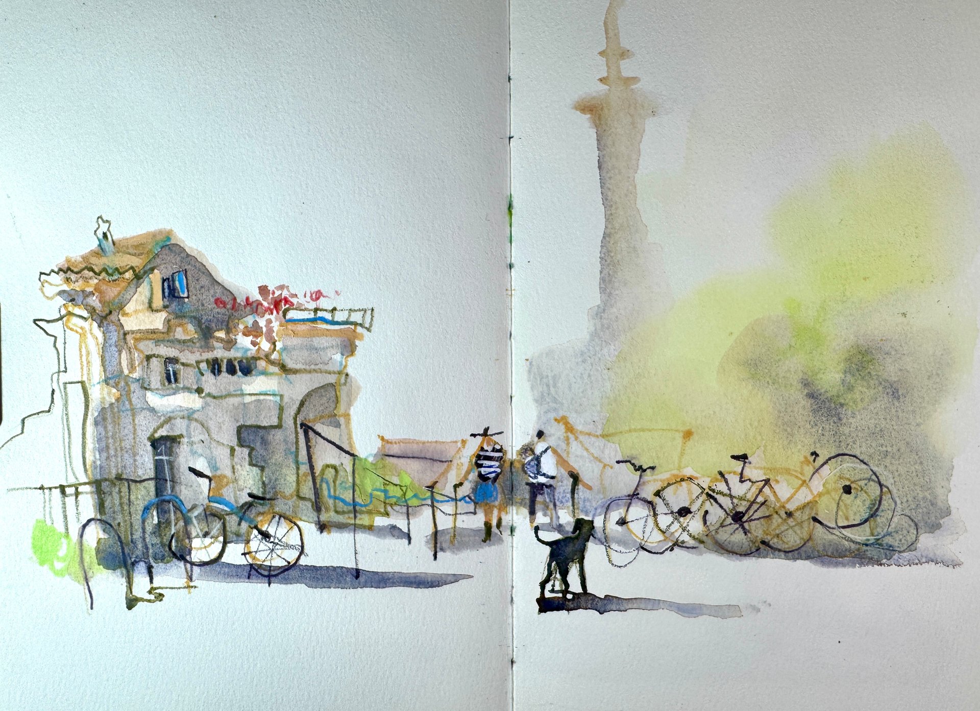 Tel Aviv painting by Irena Spector