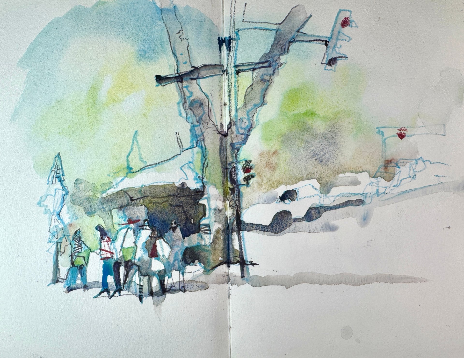 Tel Aviv painting by Irena Spector