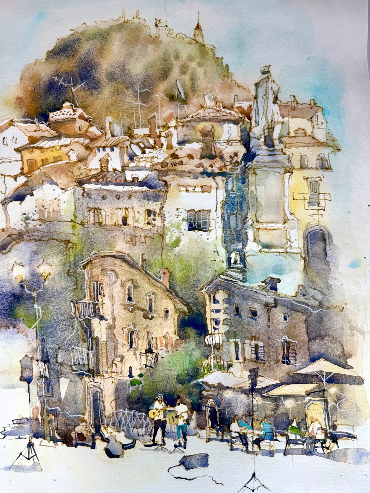 Beach Vibes in Watercolor