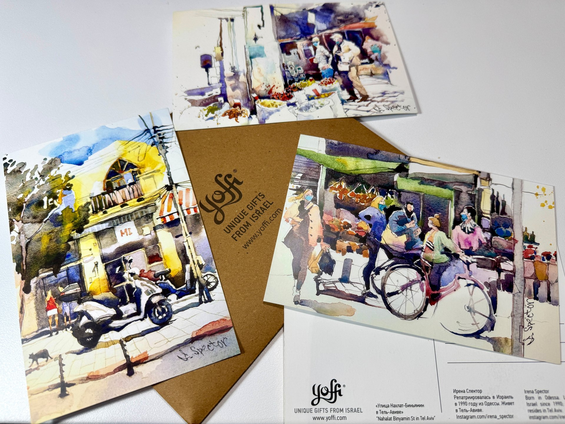Tel Aviv Sketches Postcard