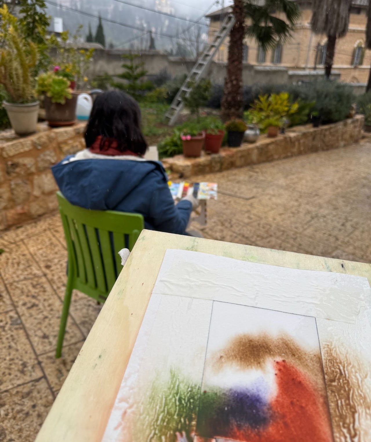 A Battle with Rain, Cold, and Creativity