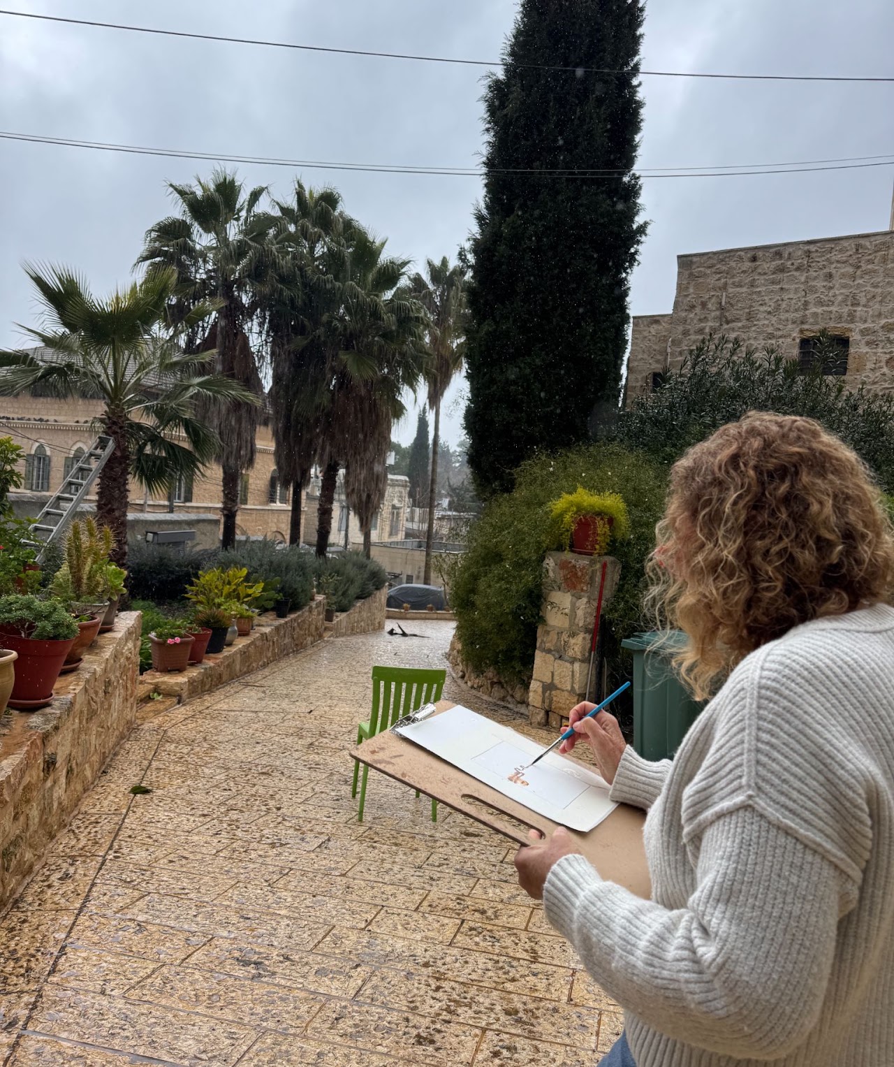 A Battle with Rain, Cold, and Creativity