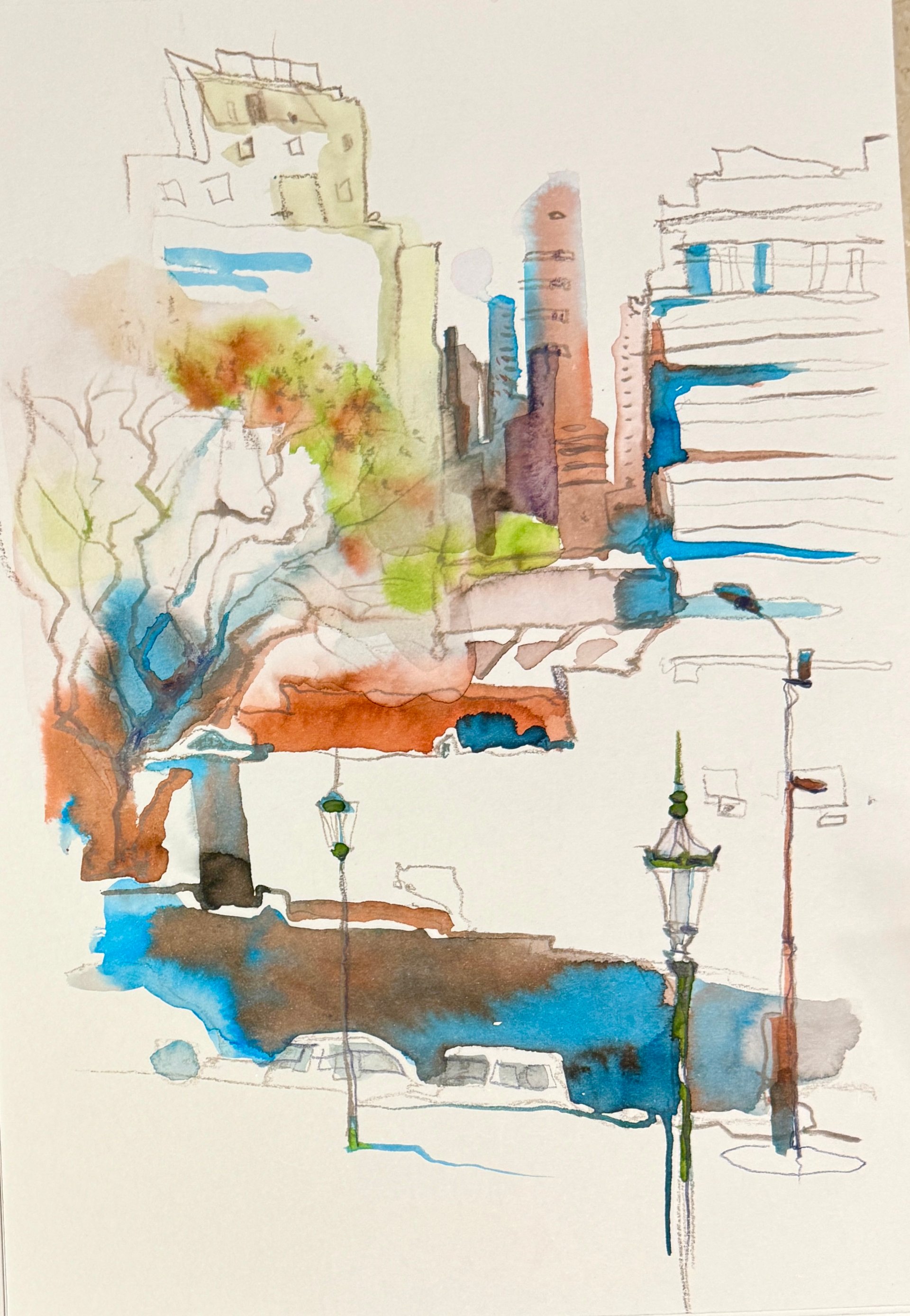 Buenos Aires sketch by Irena Spector
