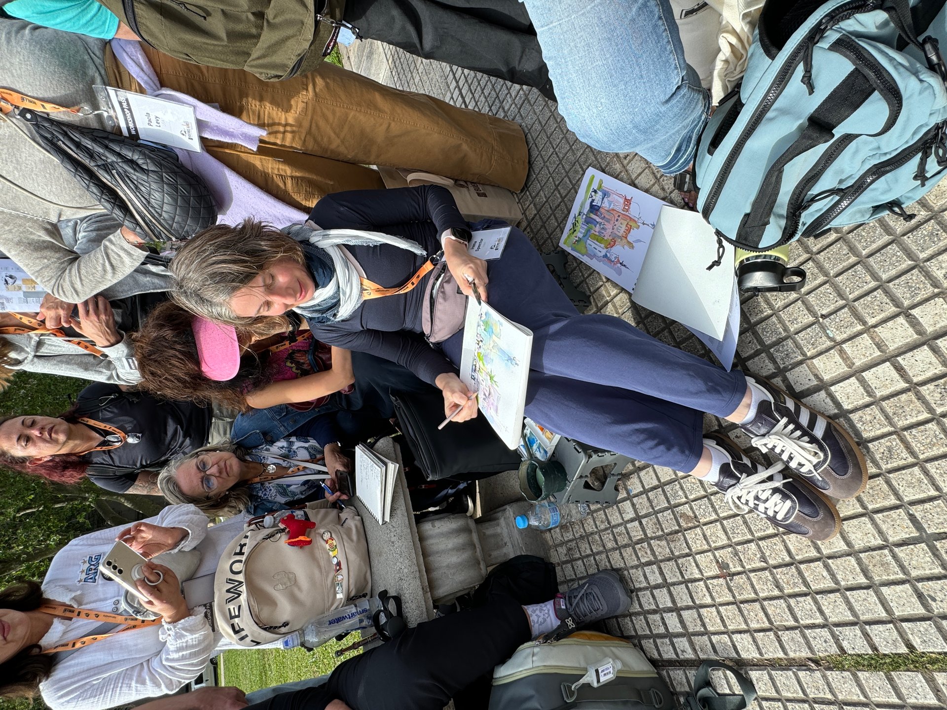 Buenos Aires sketch by Irena Spector