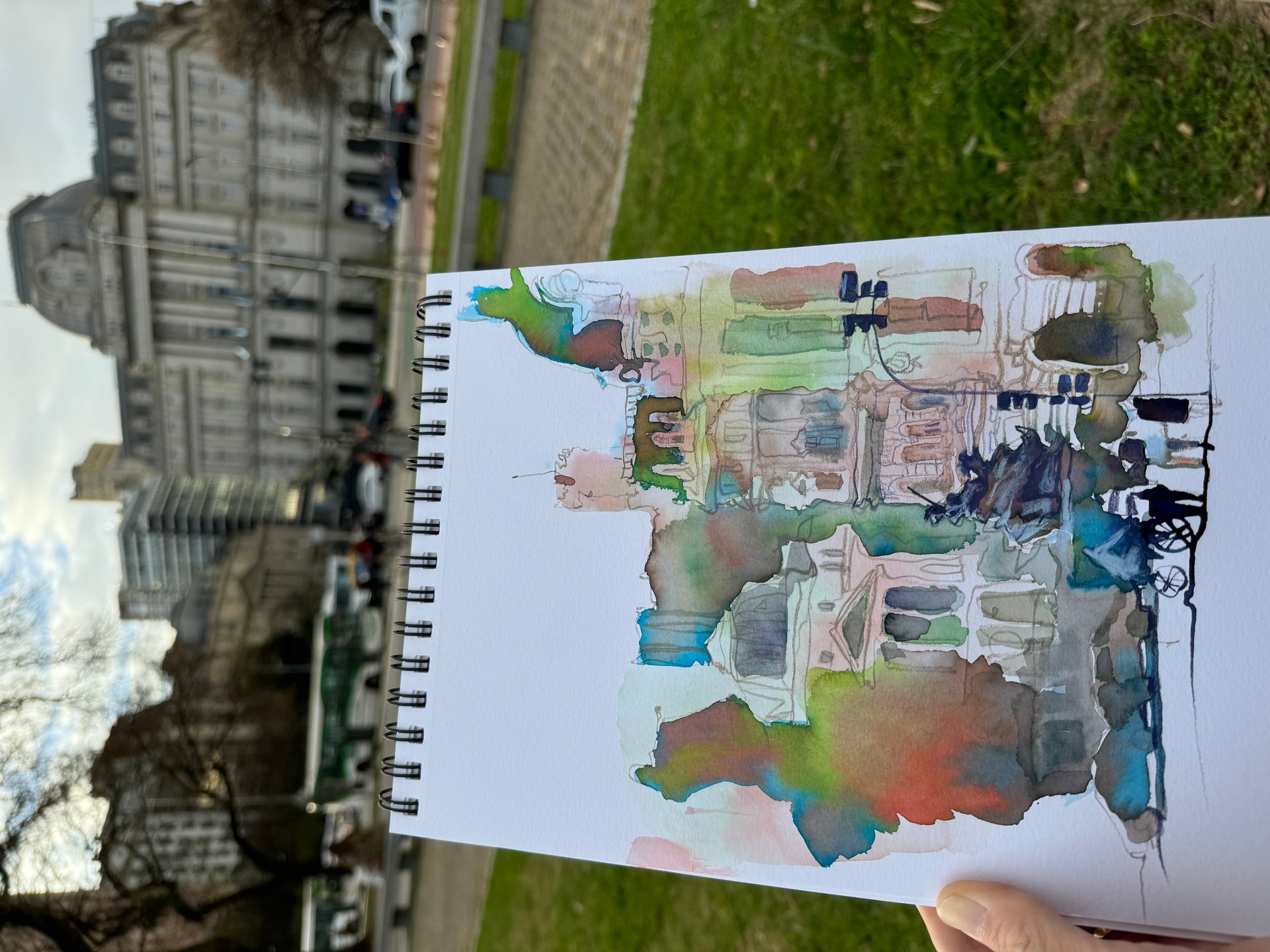Buenos Aires sketch by Irena Spector