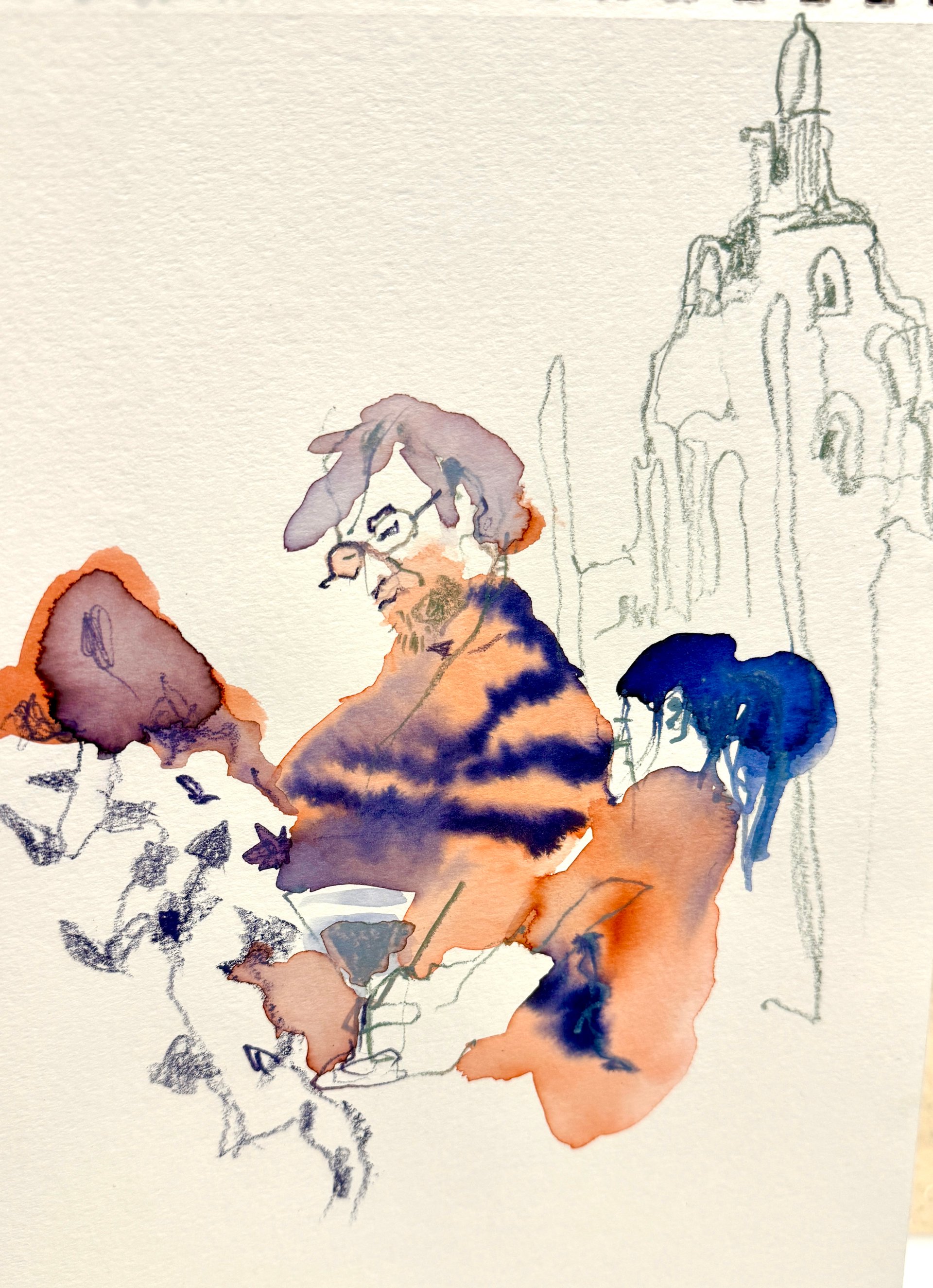 Buenos Aires sketch by Irena Spector