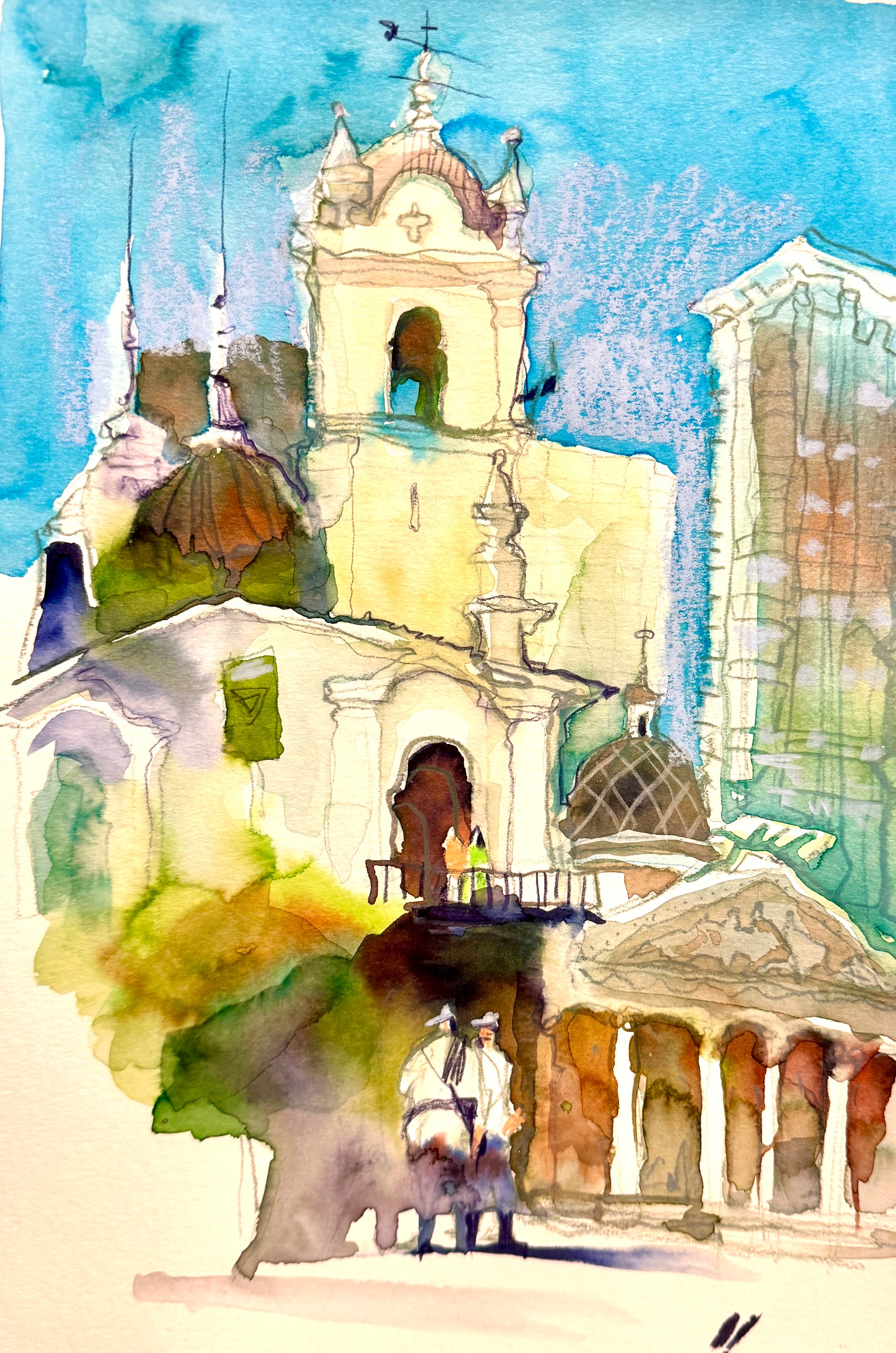 Buenos Aires sketch by Irena Spector