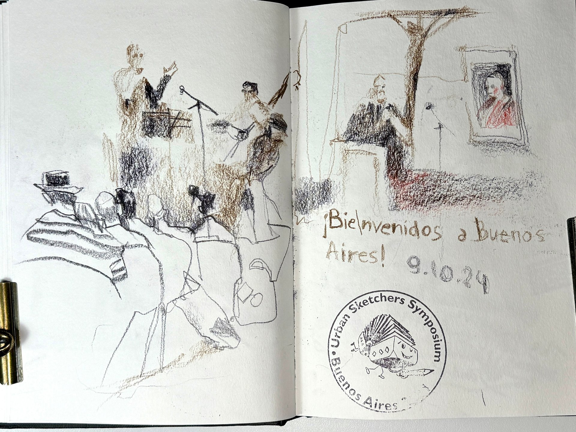 Buenos Aires sketch by Irena Spector