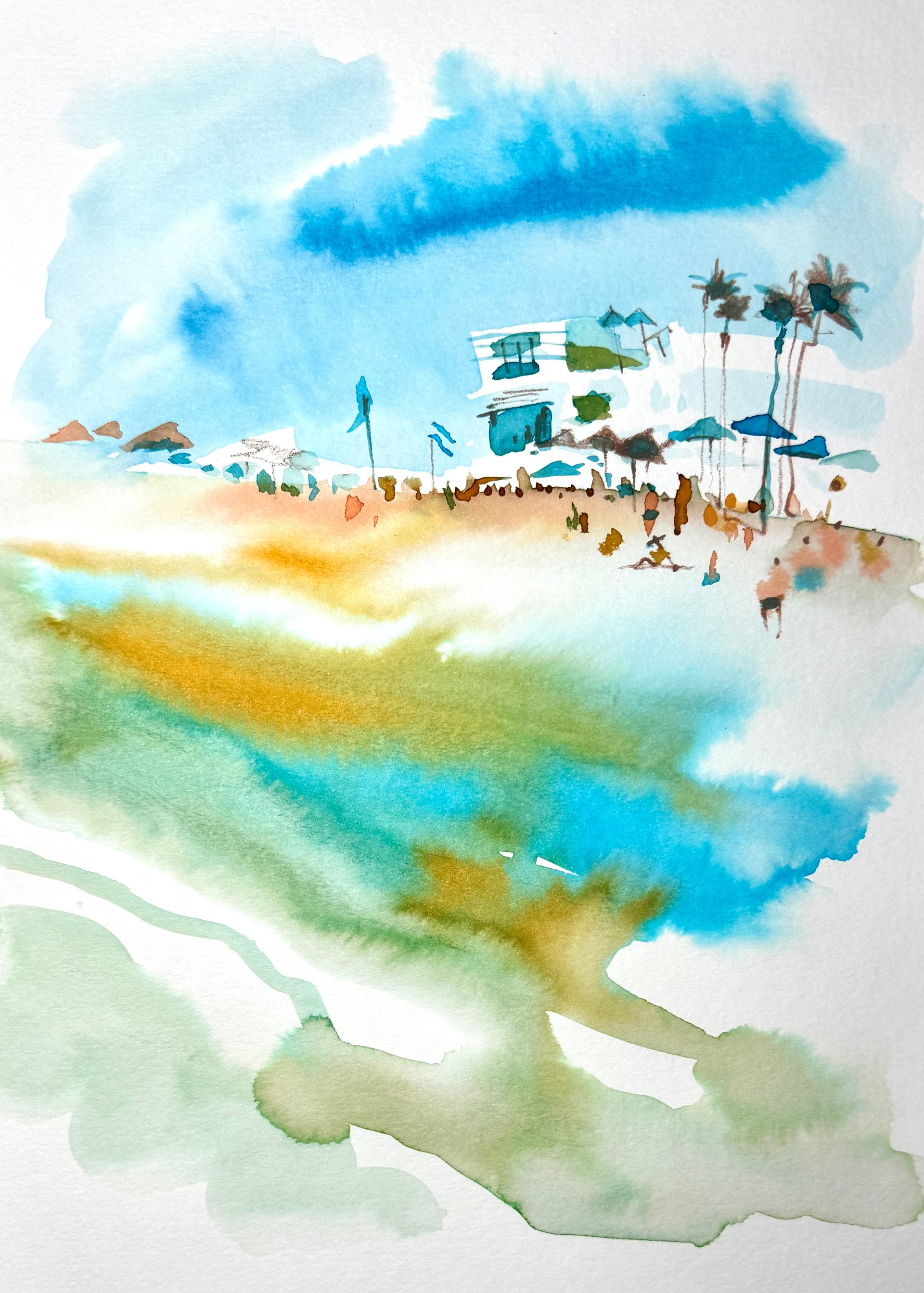 Sketching the Beach