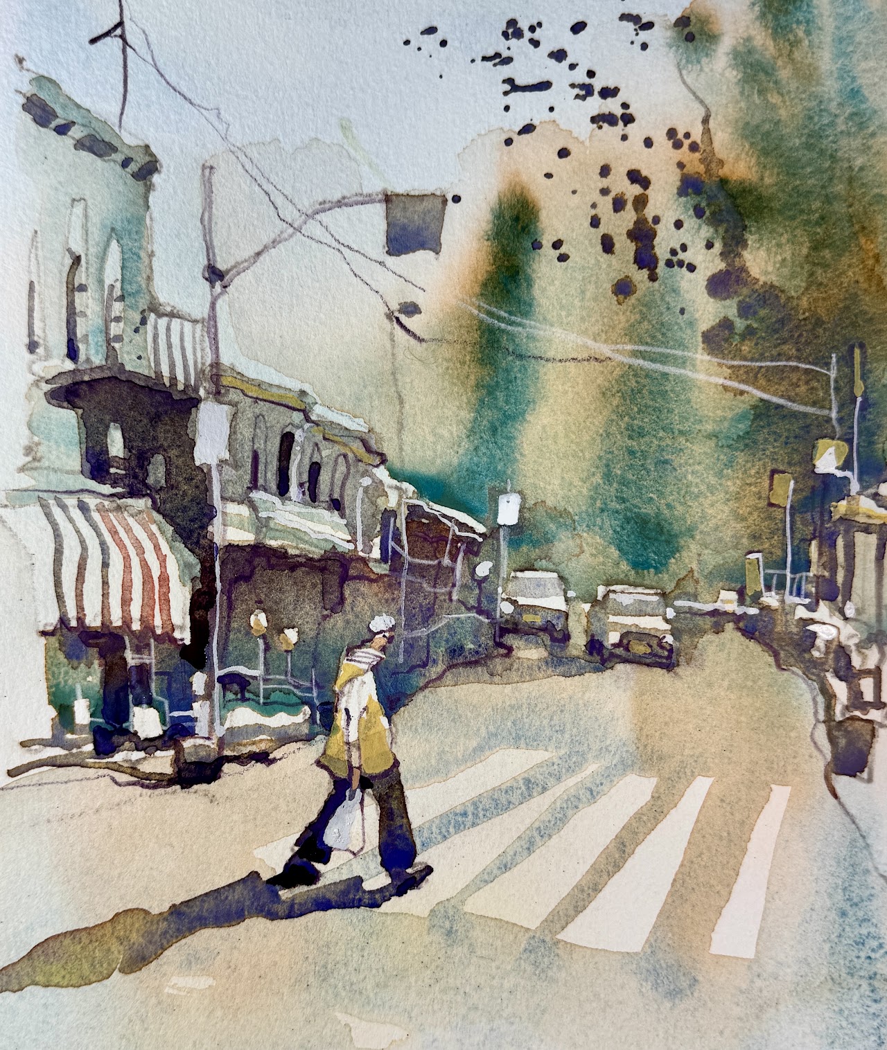 Ein Karem sketching retreat