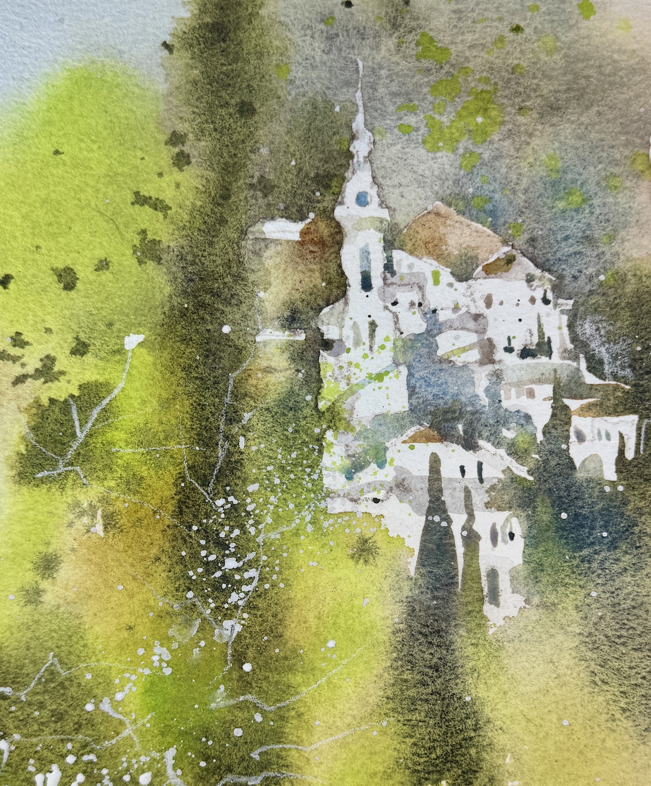Sketching group in Ein Karem